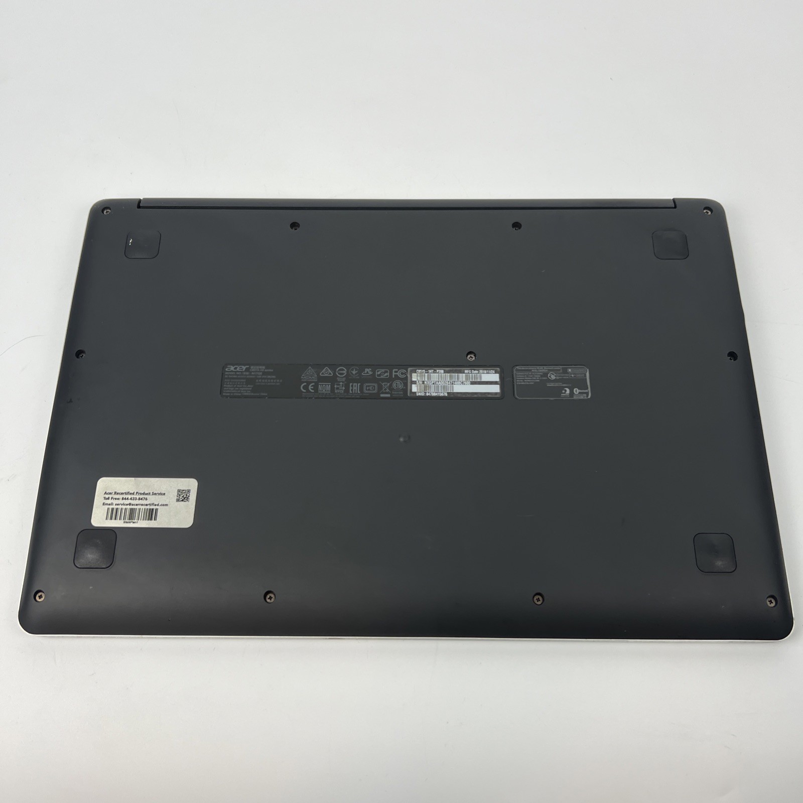 Acer Chromebook 15 N17Q5 15.6″ Laptop Silver Parts/Repair No Display