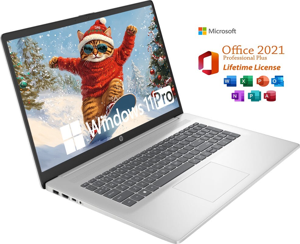 HP Laptop 17.3″ Full HD Intel i3-1215U Up to 32GB RAM &2TB SSD Win 11 Pro+OFFICE