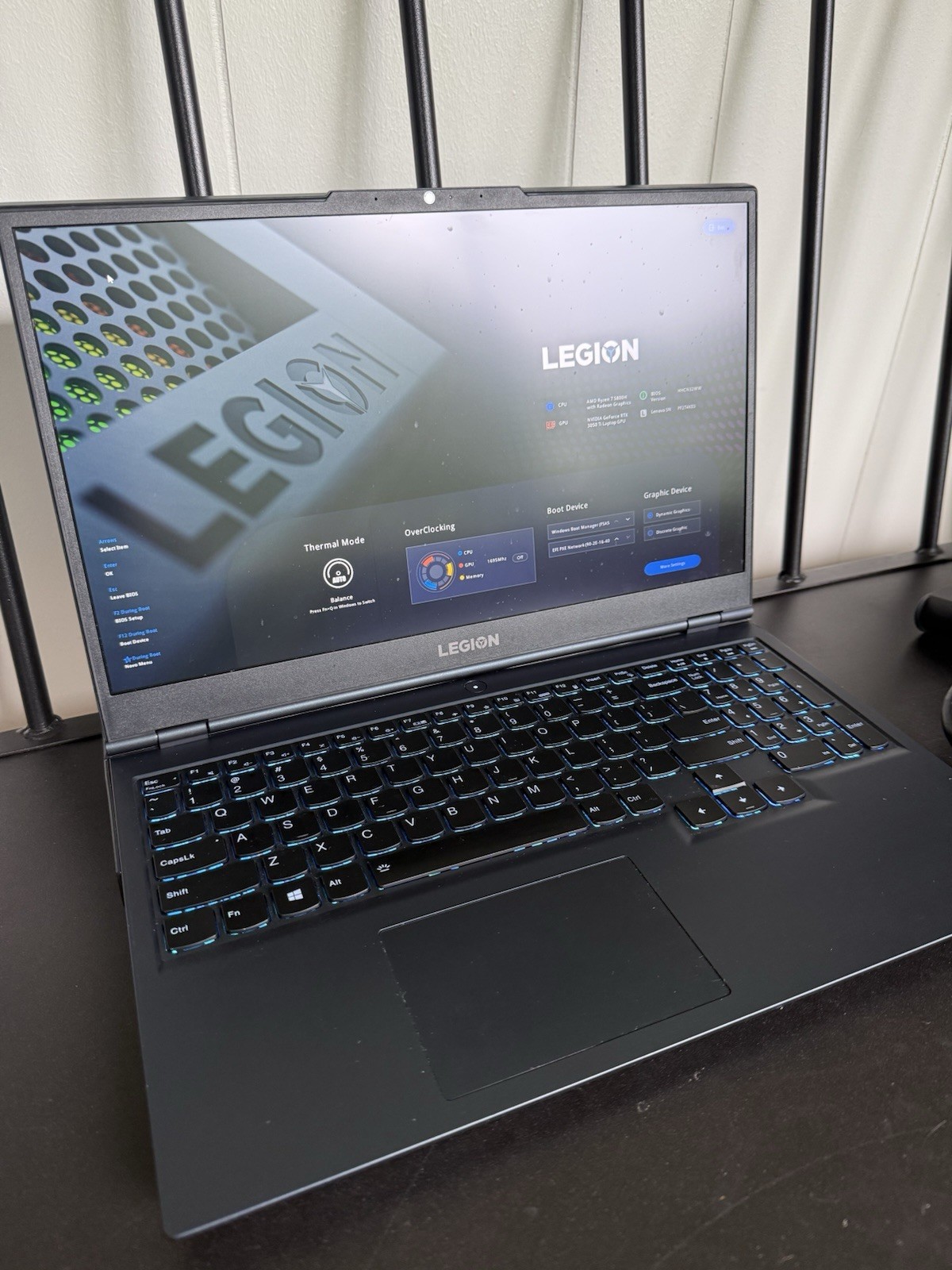 Lenovo Legion 5 Gaming Laptop, 15.6″ Ryzen 7 5800H, 32GB Ram, 512GB, RTX 3050Ti