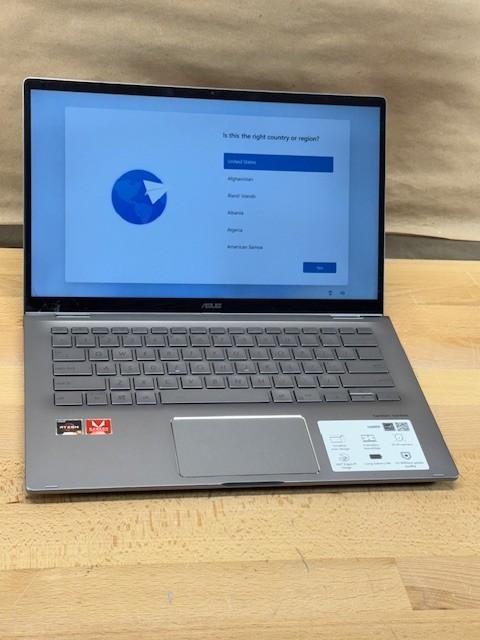 ASUS Q406D 14” Touch 2-in-1 Laptop Ryzen 5 3500U 8GB 256GB SSD