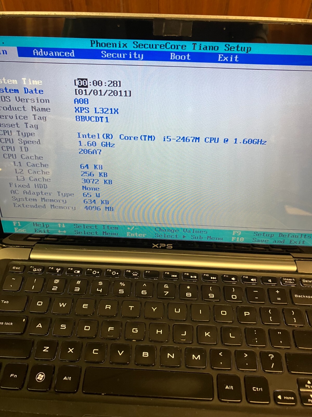 Dell XPS 13-L321X i5-2467M 4GB RAM NO HDD FOR PARTS