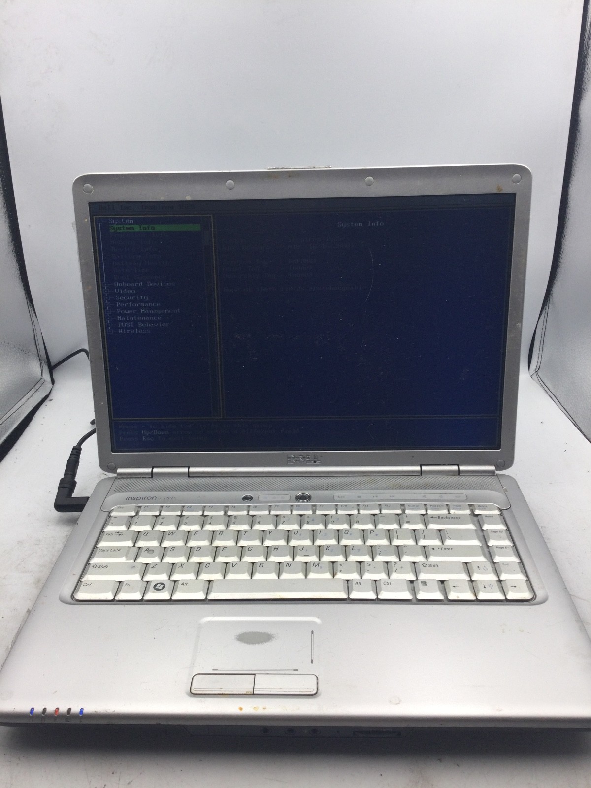 DELL INSPIRON 1525 – BOOTS TO BIOS – INTEL PENTIUM – 3GB RAM – 15″ -READ DESC-BB