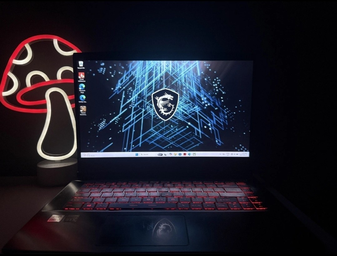 MSI GF63 Thin 10UC Gaming Laptop, Intel i7 RTX 3050 512GB 16GB RAM 144Hz, Win 11