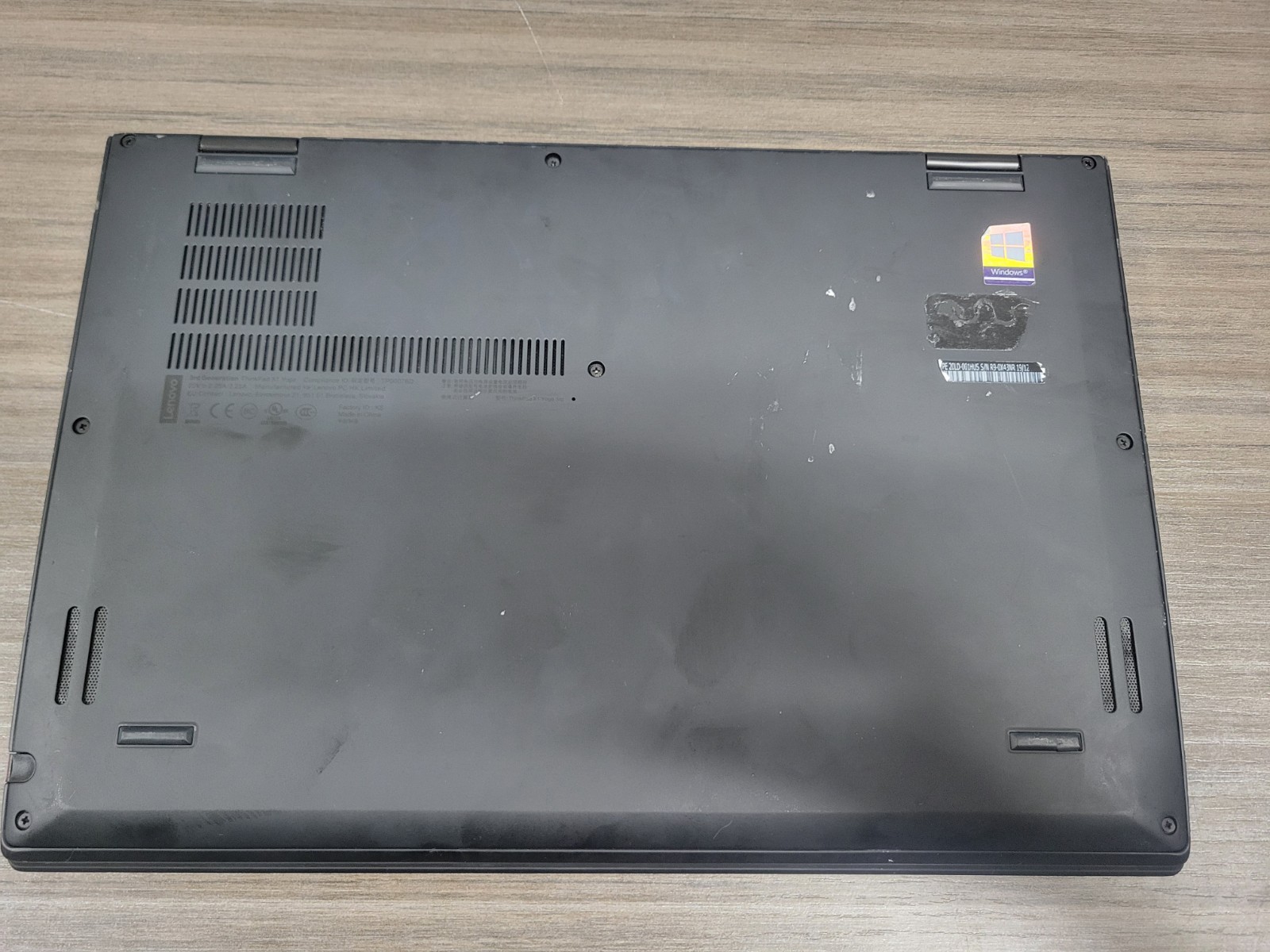 Lenovo YOGA X1 Gen 2 Laptop, 16gb RAM, 128gb SSD, Windows 11 Pro, No Power Cable