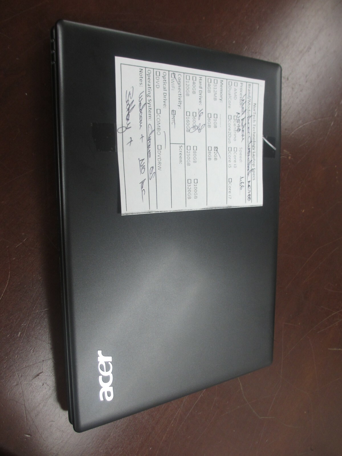 Acer Chromebook AC700 Intel Atom N570 1.66GHZ 2GB 16GB Chrome OS Laptop NO AC