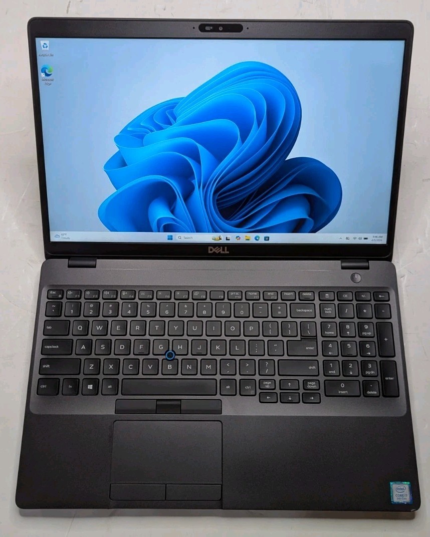 Dell Latitude 5501 15.6″ Laptop Core i7-9850H 2.60Ghz 16GB RAM 256GB Win 11 Pro