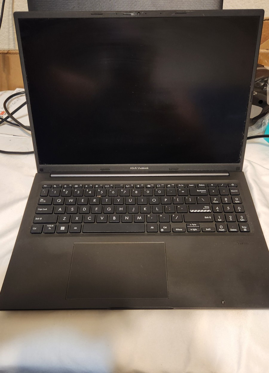 Asus Vivobook X1605za_F1605ZA FOR PARTS Comes with charger. Will not turn on.