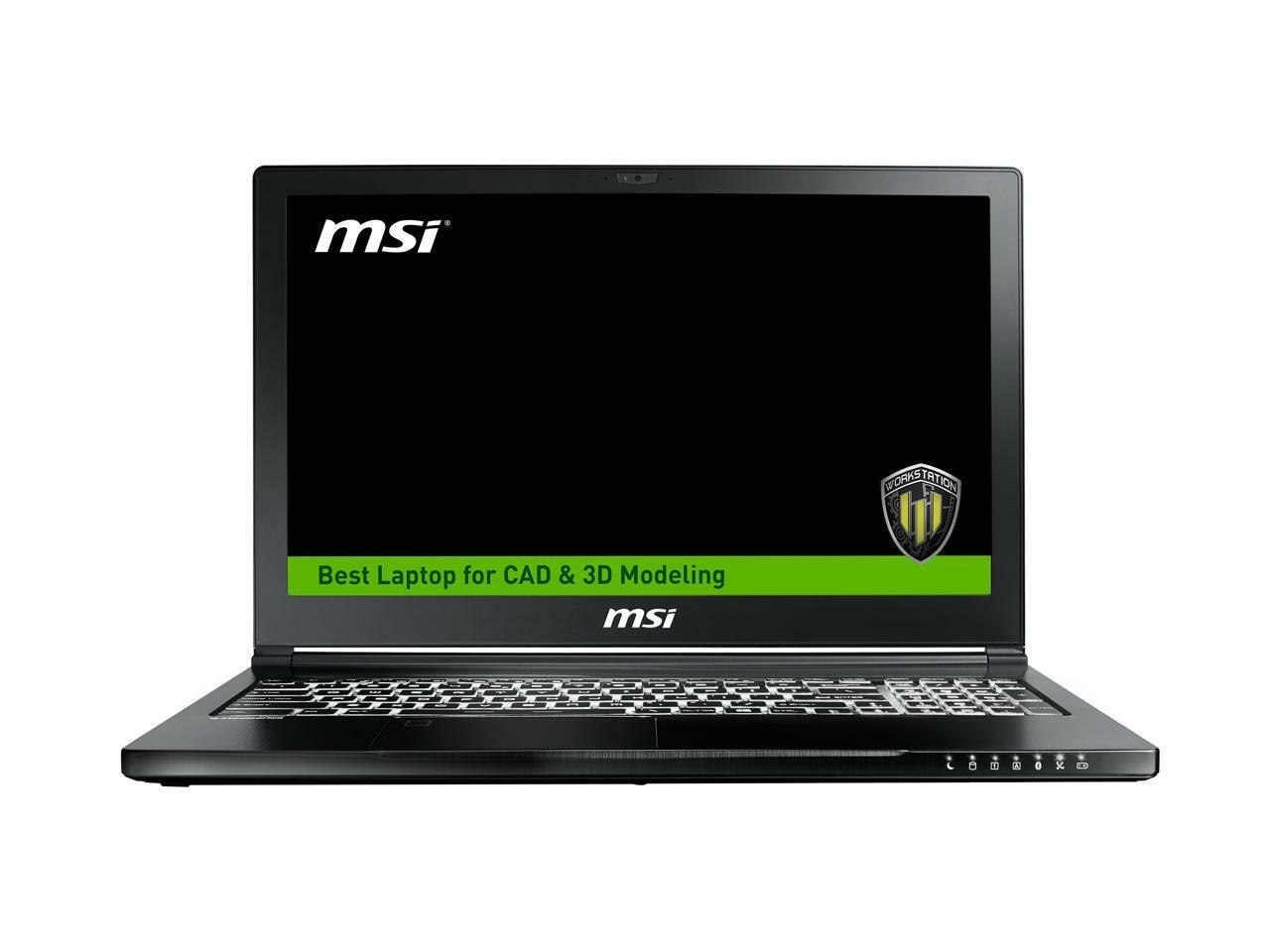 MSI WS63 8SL-015 i7-8750H, 512GB nVME+2TB, 32GB RAM, 15.6″ 4K, Quadro P4200 8GB