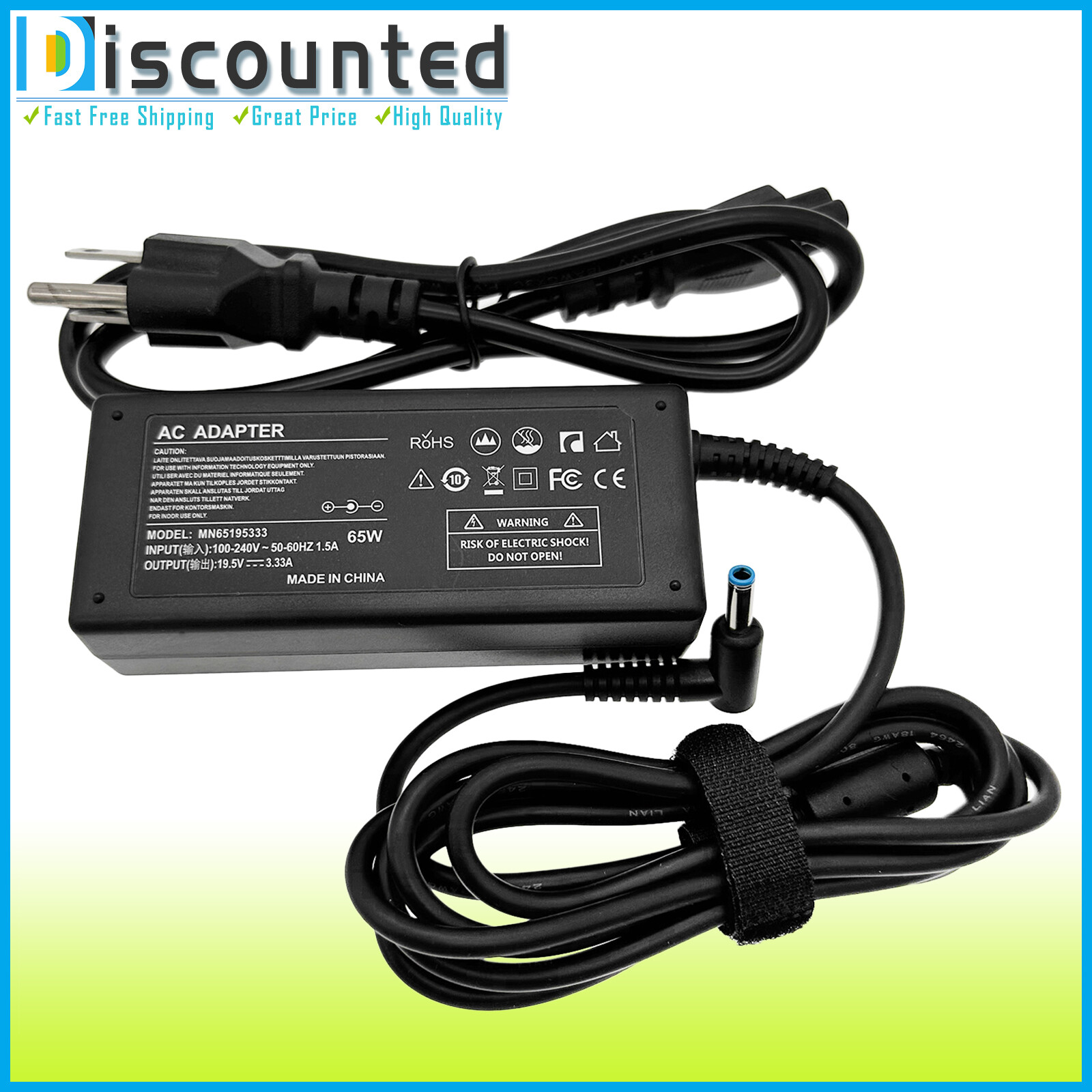 AC Adapter For HP ProBook 470 G7 470 G8 Laptop Charger Power Supply Cord