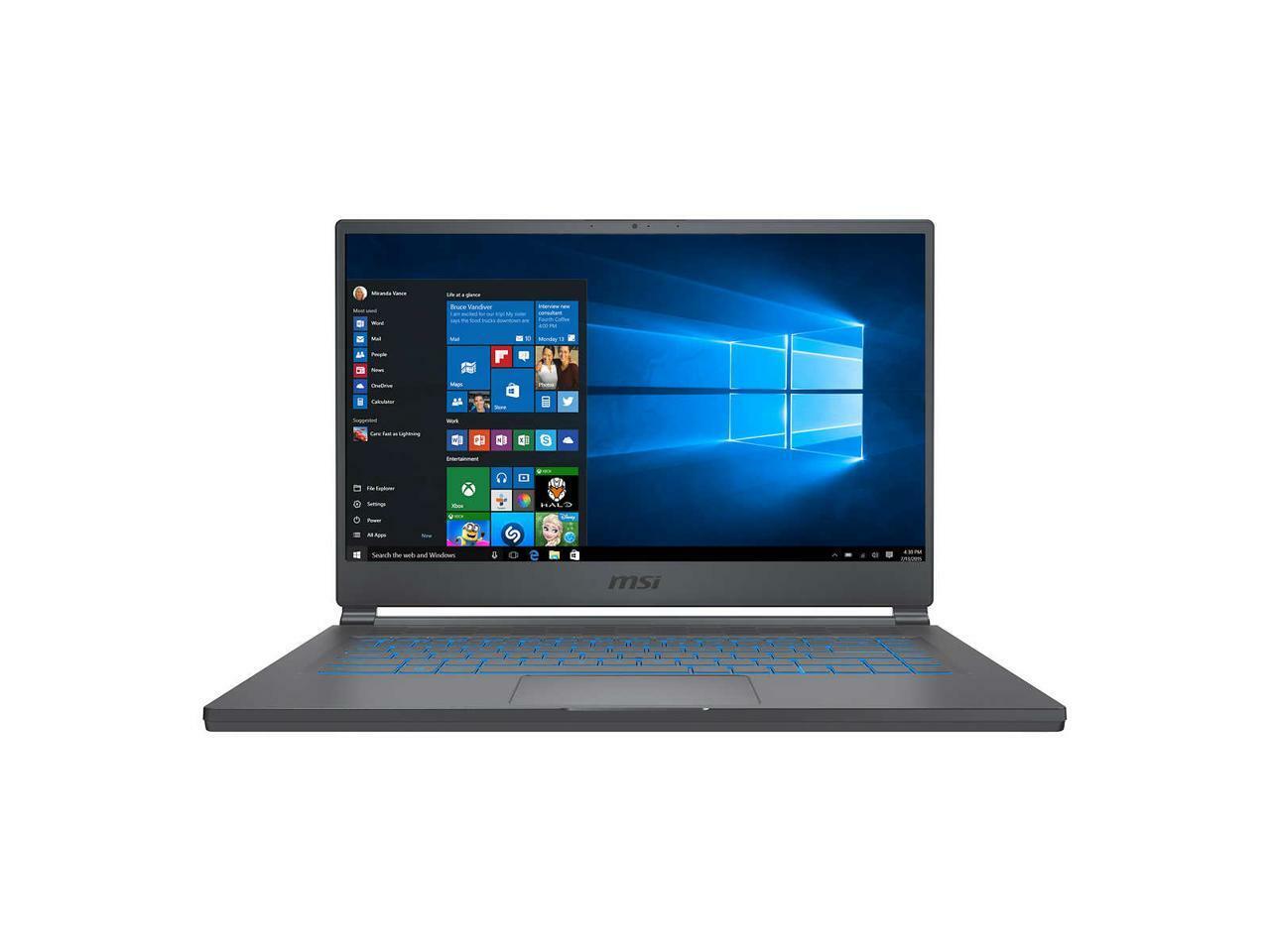 NEW MSI Stealth 15M Laptop A11SEK-010 RTX 2060 Max-Q i7 Notebook 32GB RAM 1TB SD