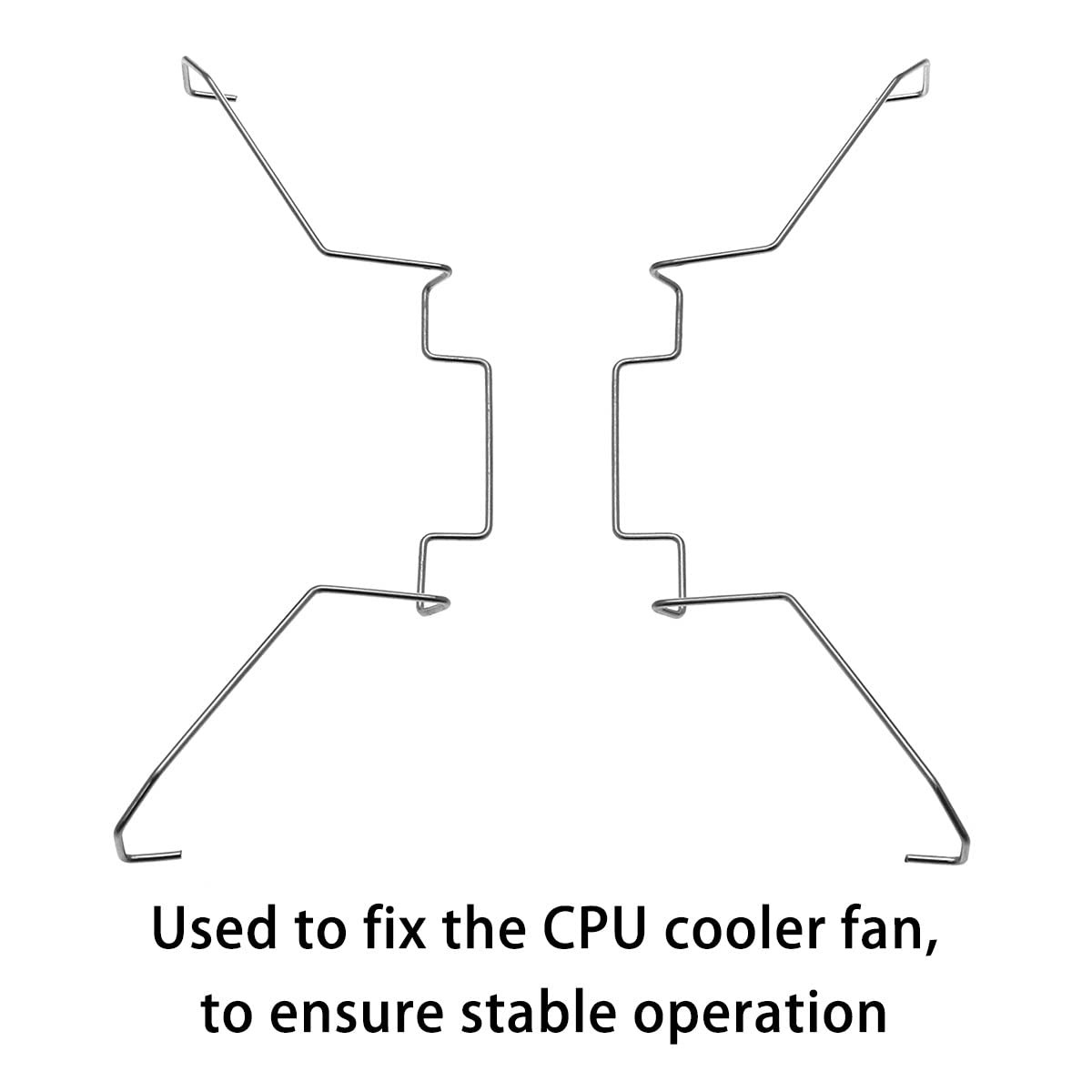 4Pcs Computer Mainboard CPU Radiator Fan Fixing Clip Computer Cooling Accessorie