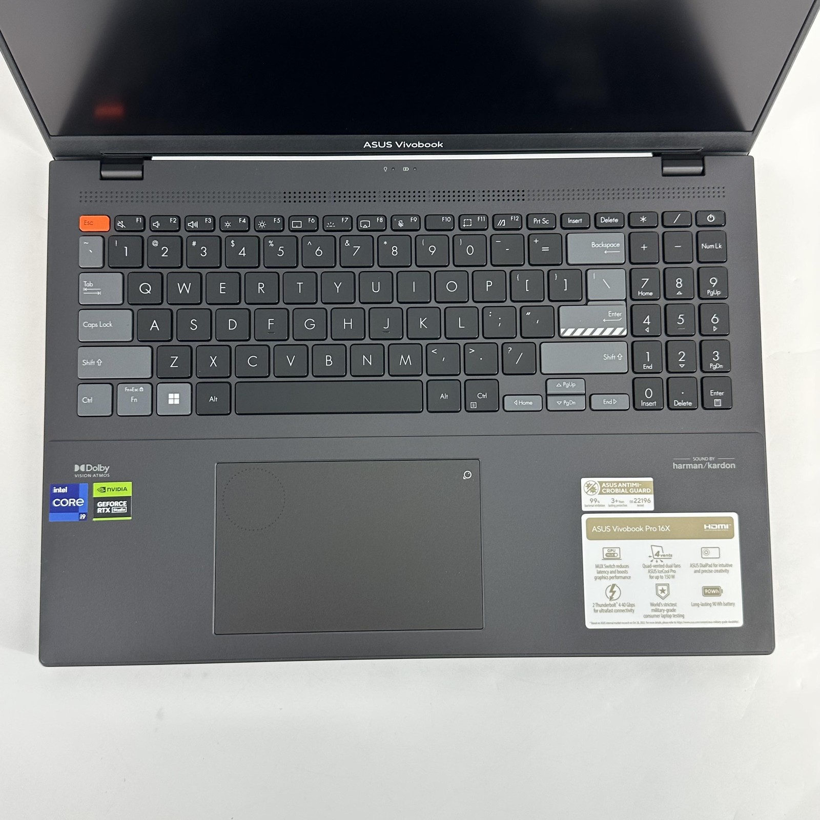 Asus Vivobook Pro 16X QHD+ 240Hz 2.2 GHz i9-13980HX 16GB 1TB SSD RTX 4070