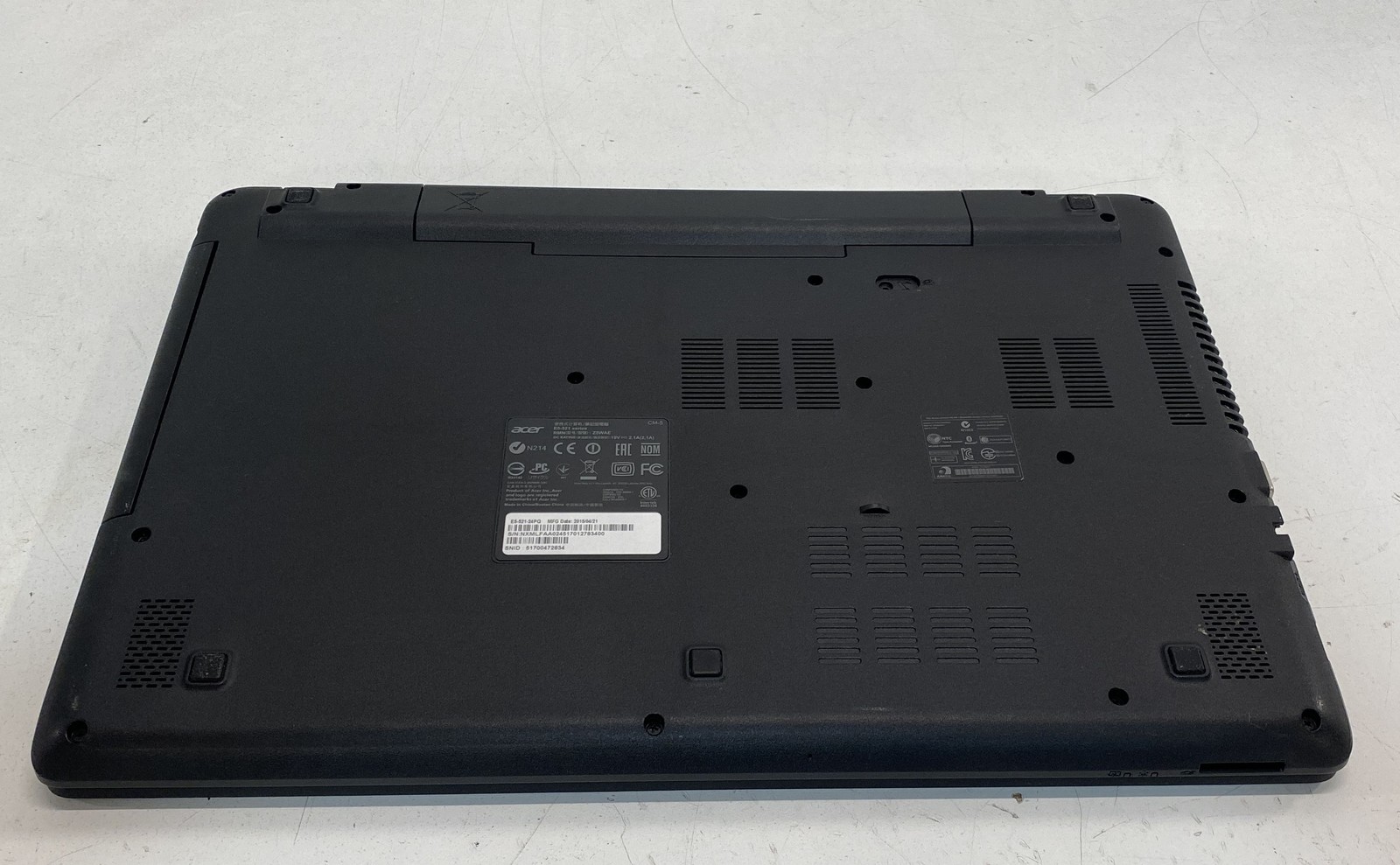 Acer Aspire E5-521 15.6″ Laptop AMD E2 Windows 10 DVD-RW Tested Working