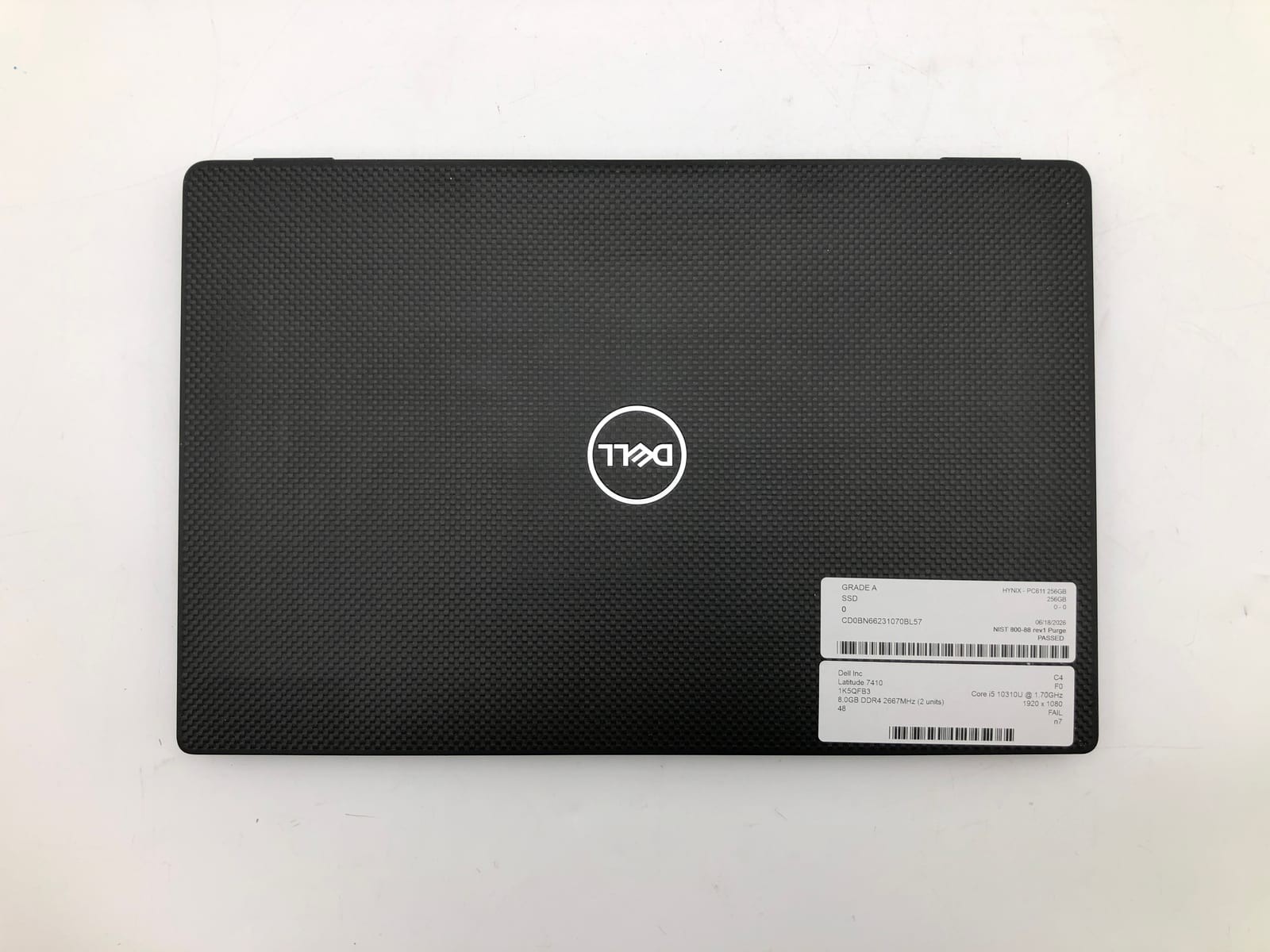 Dell Latitude 7410 Intel Core i5-10310U 8 GB RAM 256GB SSD Win 11 Pro No Battery