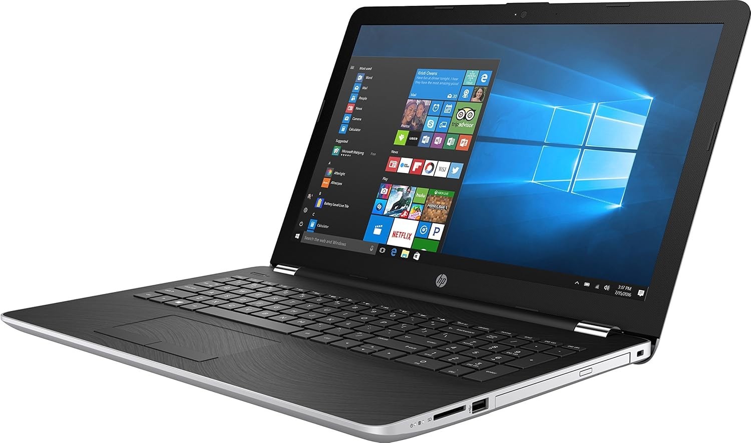 HP 15-BS070WM i5-7200U 15.6″ HD Touchscreen/8GB/1TB HDD/DVD-Writer/Win10 laptop