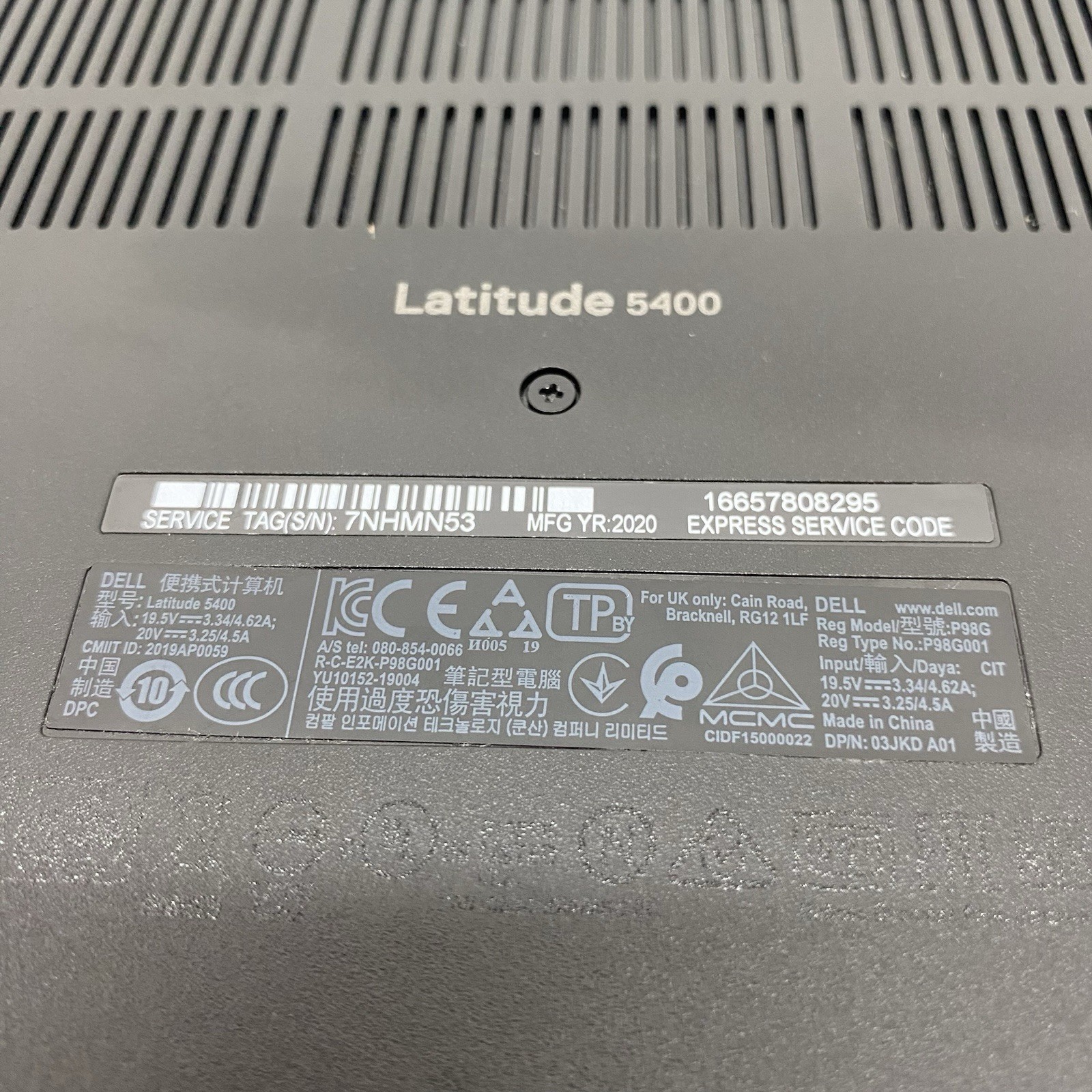 Dell Latitude 5400 Core i5-8365U 1.60GHz 16GB RAM 256GB NVMe SSD Windows 11 Pro