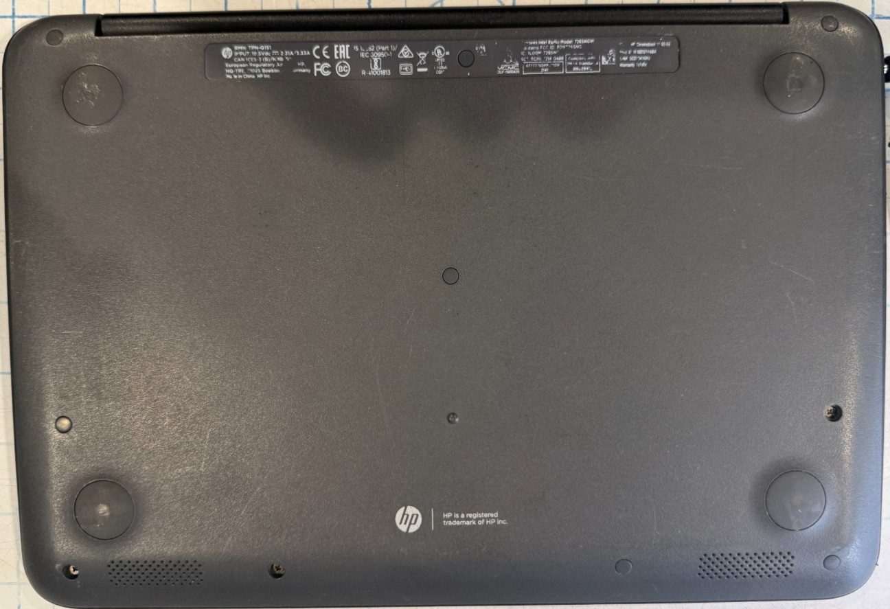 HP Chromebook TPN-Q151 Intel Celeron N3060 1.60GHz 4GB RAM