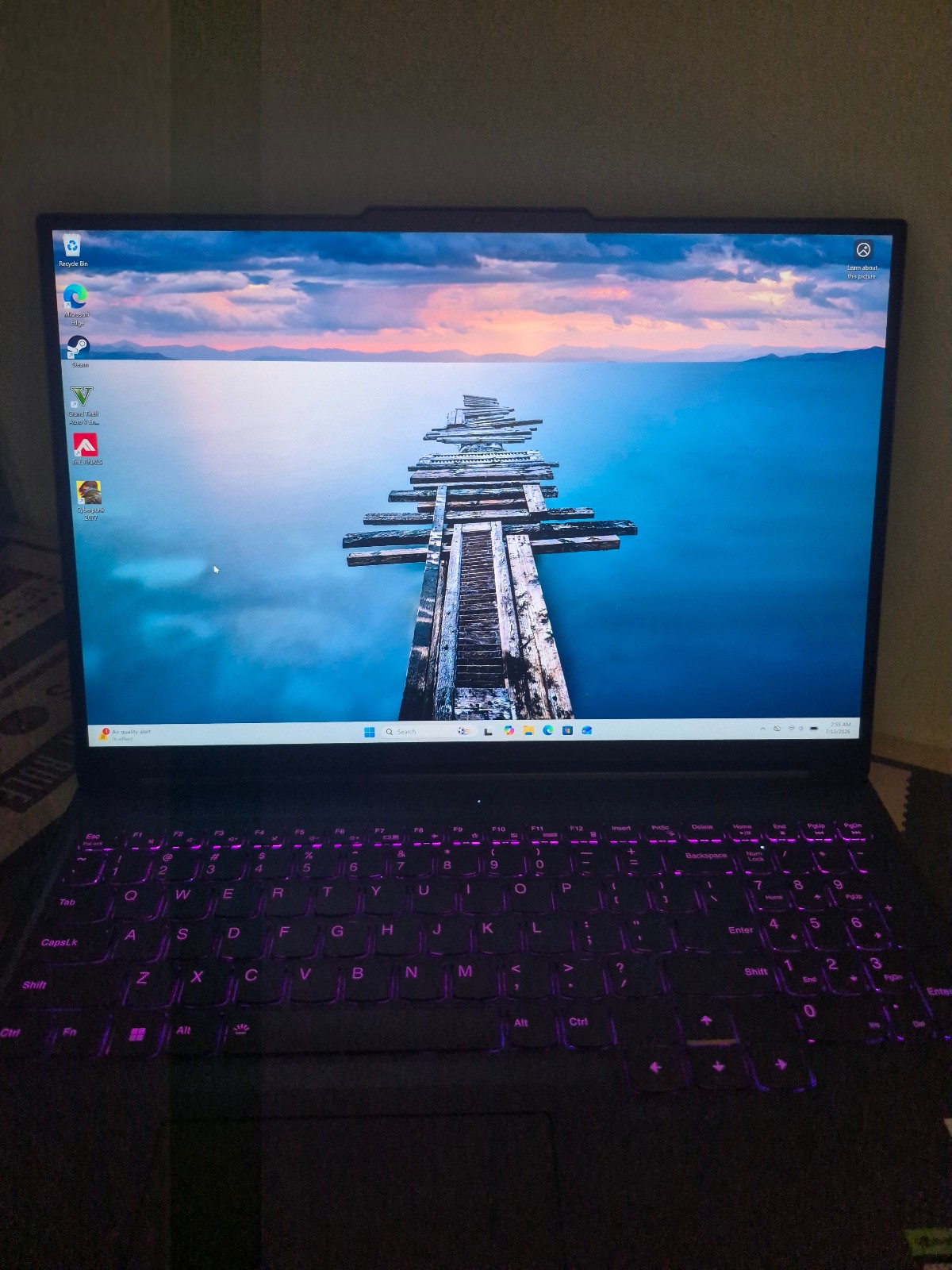 Lenovo Legion Slim 5 Gen 8 16″ 165Hz QHD+ Ryzen 7 7840HS 32GB 2TB RTX 4060