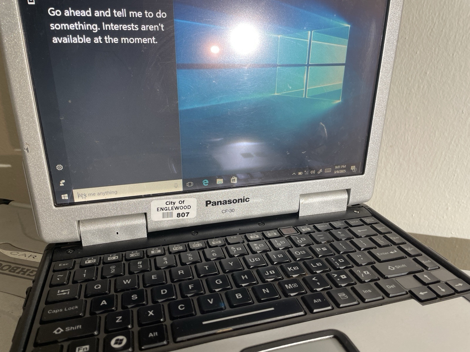 Police Car PC – Panasonic CF-30, WIN 10 Enterprise, 148GB Storage + FREE GIFTS
