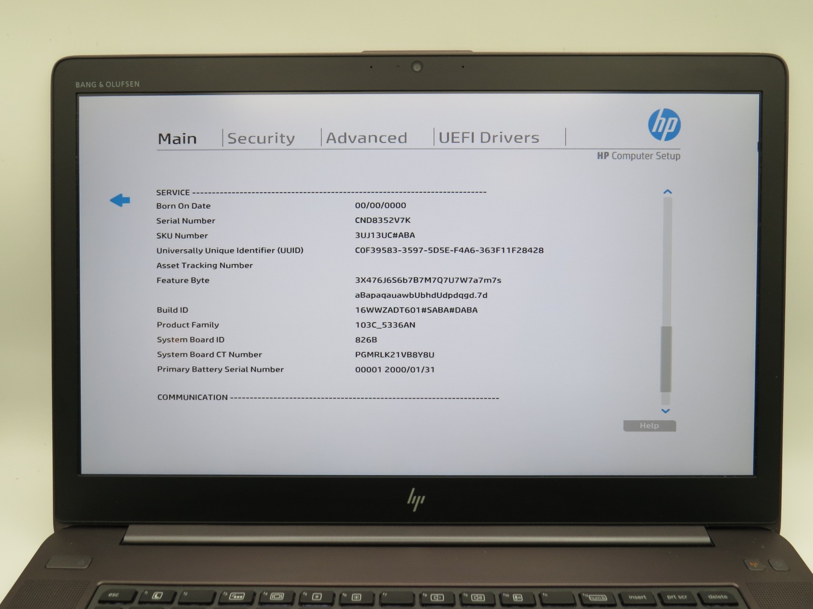 HP ZBook Studio G4 i7-7820HQ @ 2.9GHz 16GB DDR4 256GB m2 Quadro M200 No OS/Batt