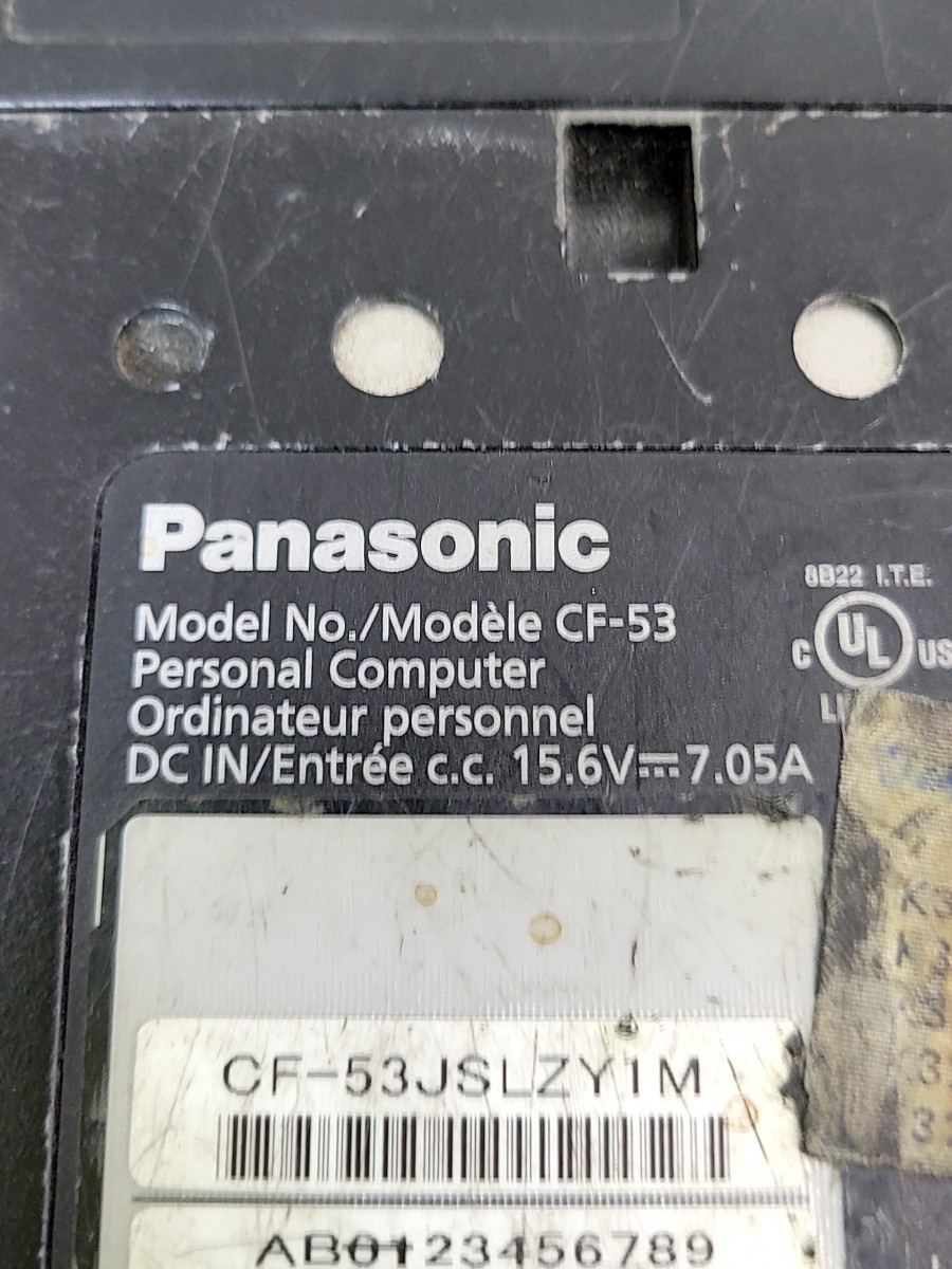 PANASONIC CF-53 CF-53JSLZY1M PC Laptop INTEL CORE I5-3320M 8GB 960GB SEE NOTES