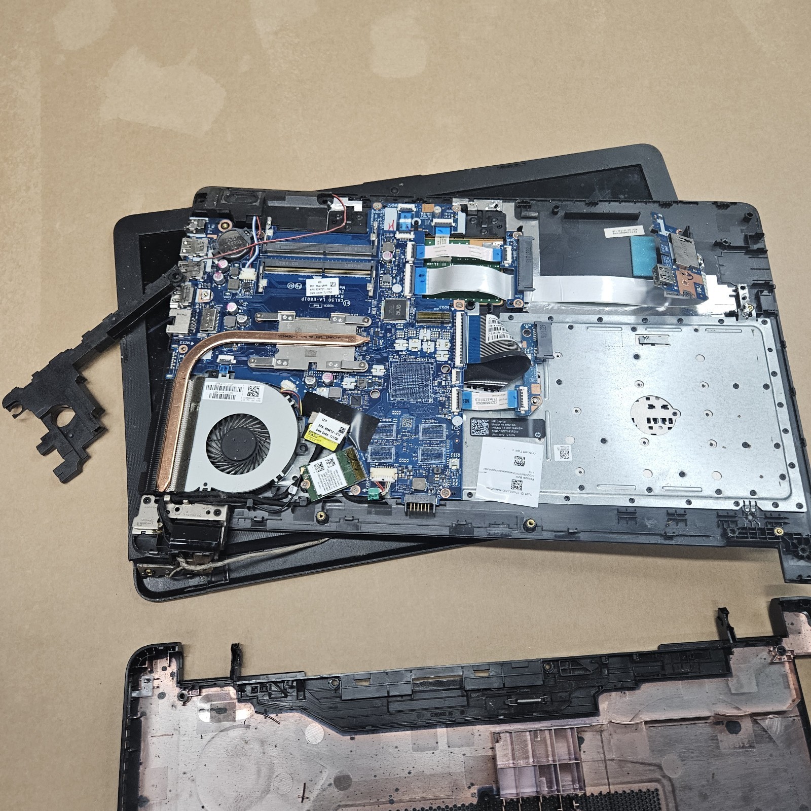 HP 15-BS 15.6″ Laptop For Parts Intel i5 7th Gen Motherboard LA-E801P NO RAM/ HD