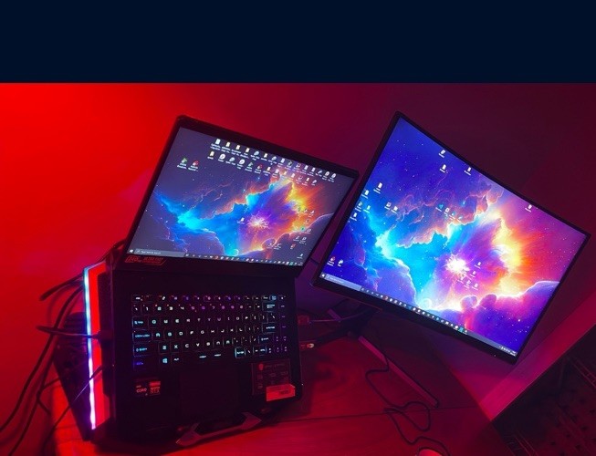 RTX 3080 Intel Core I7 11th-Gen Gaming Laptop 5TB SSD + 240Hz 2K Curved Monitor