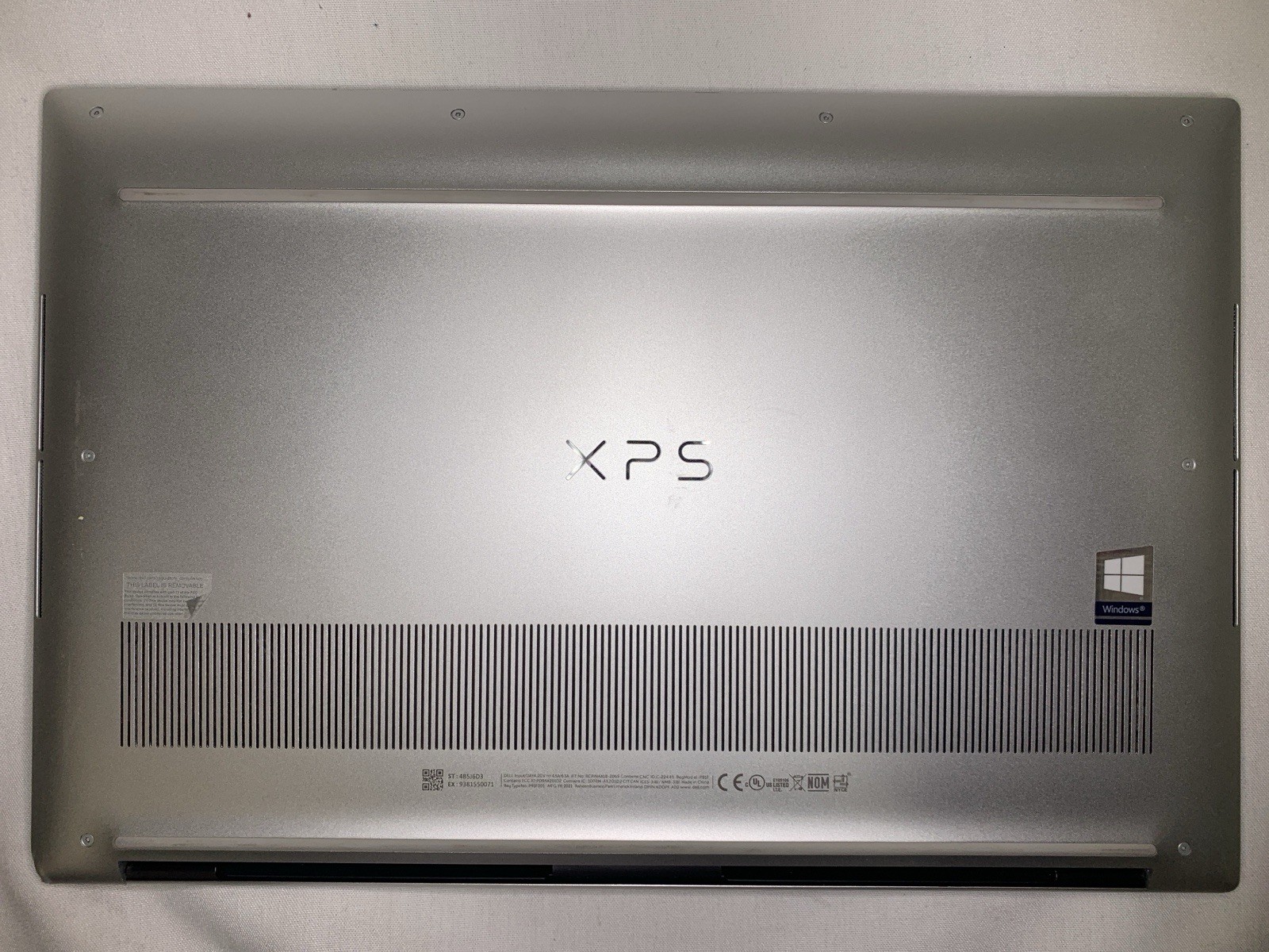 FOR PARTS – Dell XPS 15 9500 15.6″ Laptop i7 10750H 2.6GHz GTX 1650 Ti