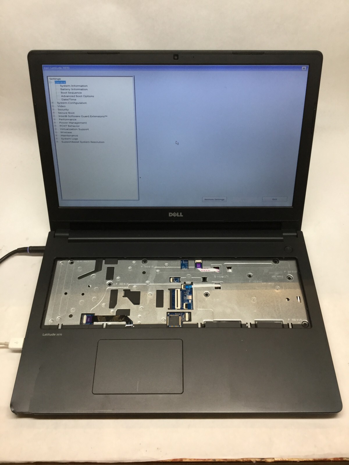 Dell Latitude 3570 15″ Laptop Intel Core i5 6th Gen.-NO KEYBOARD -MZ