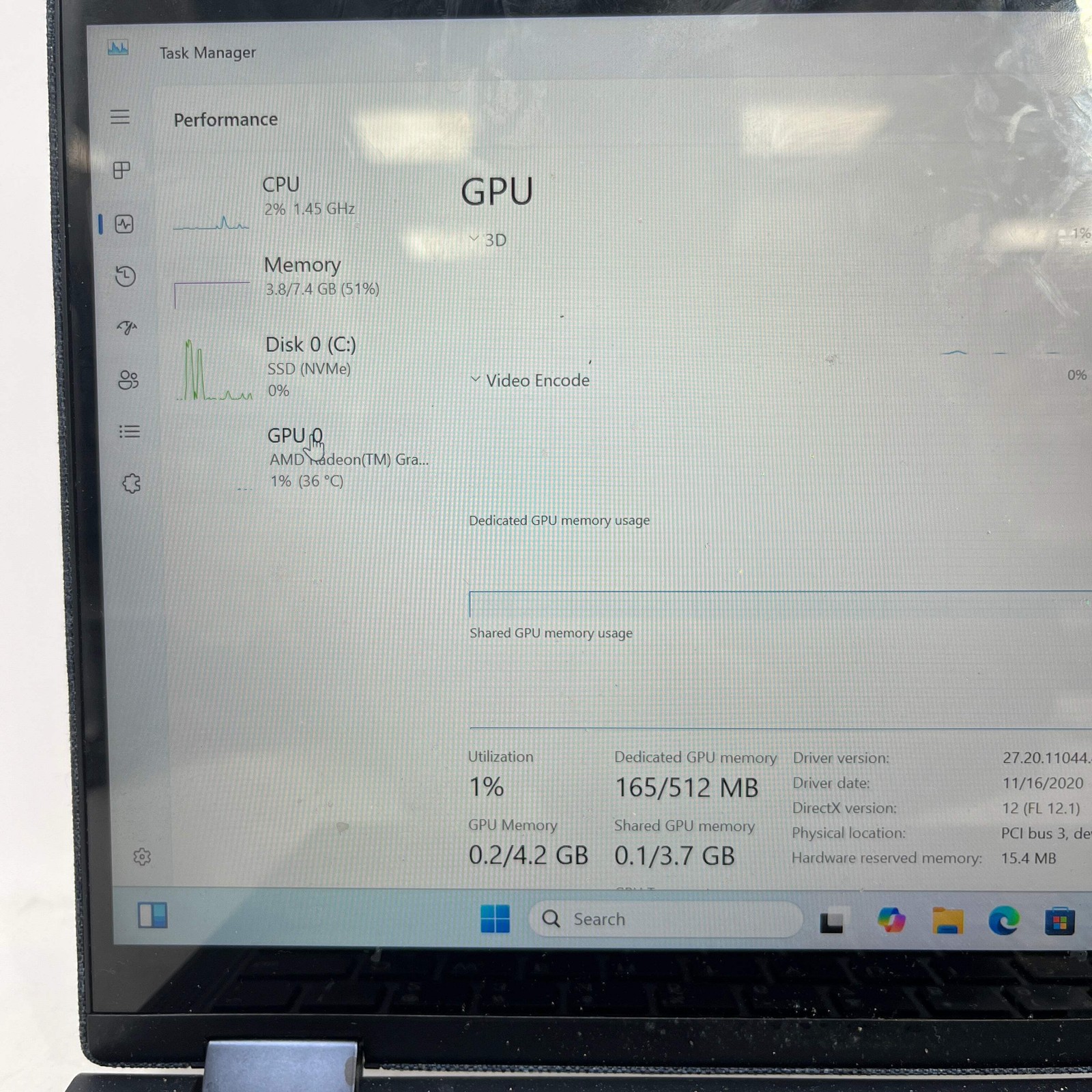Lenovo Yoga 6 2-in-1 13ARE05 13.3″ Ryzen 5 Pro 4650U 2.1GHz 8GB RAM 256GB SSD