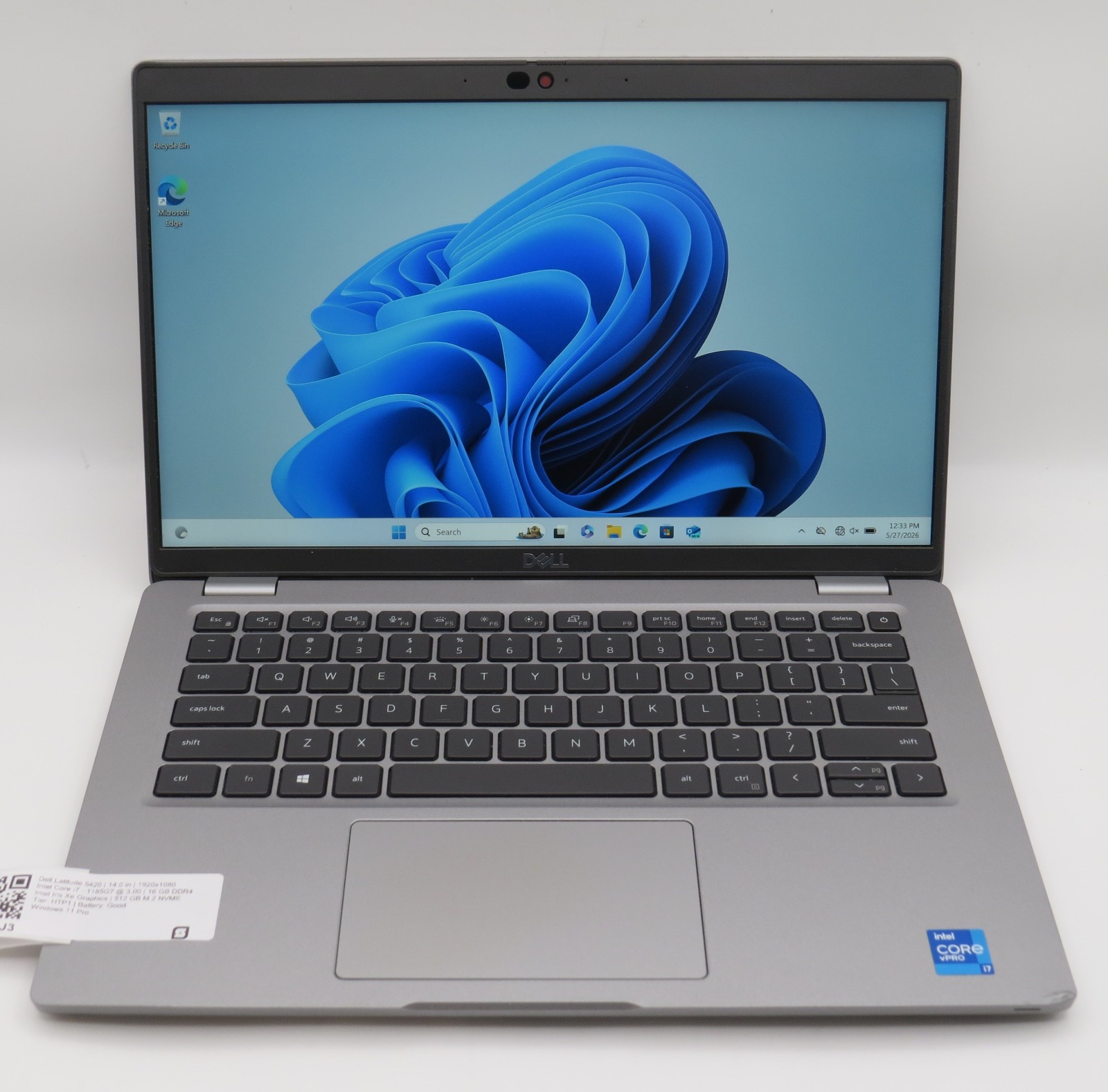 Dell Latitude 5420 i7-1185G7 @ 3GHz 16GB DDR4 512GB m2 14″ Win 11
