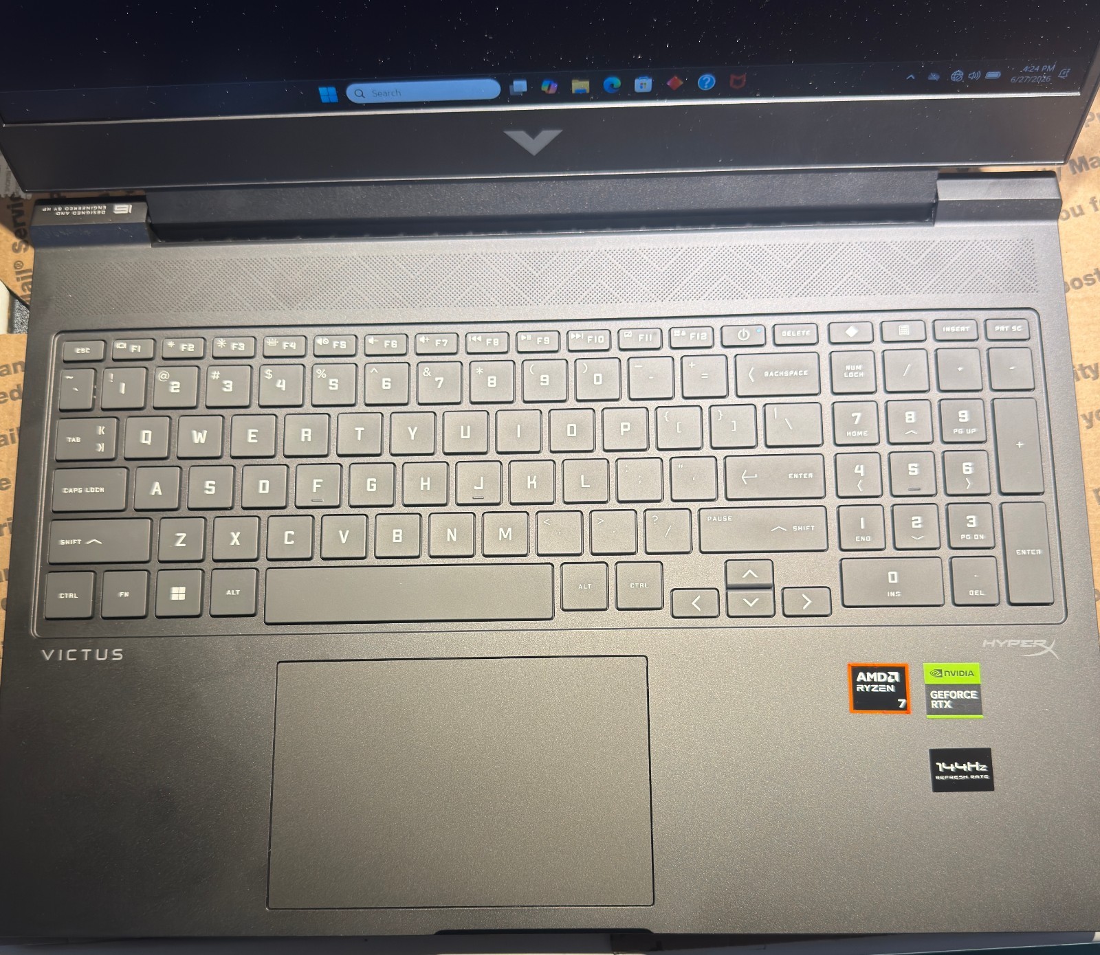 HP Victus 16″ Ryzen 7 8845HS 16GB 512GB RTX 4070
