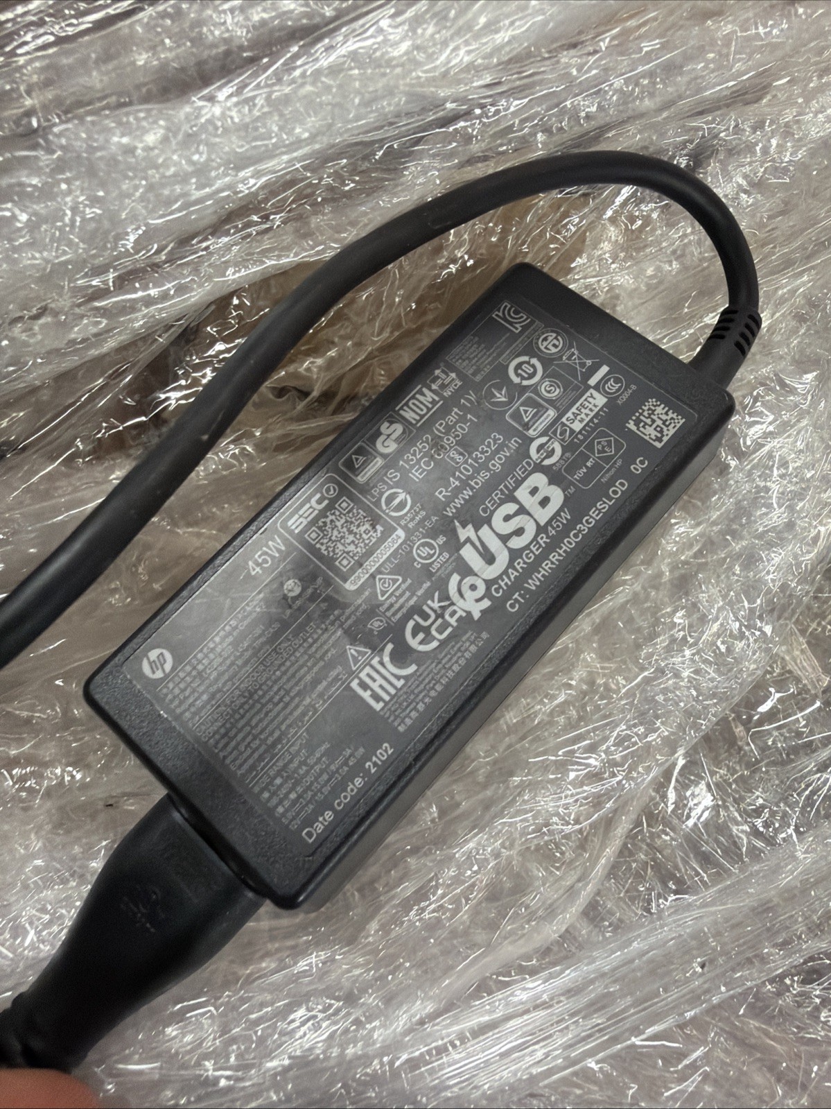 Charging Cable 45w Hp One Cable USB-c
