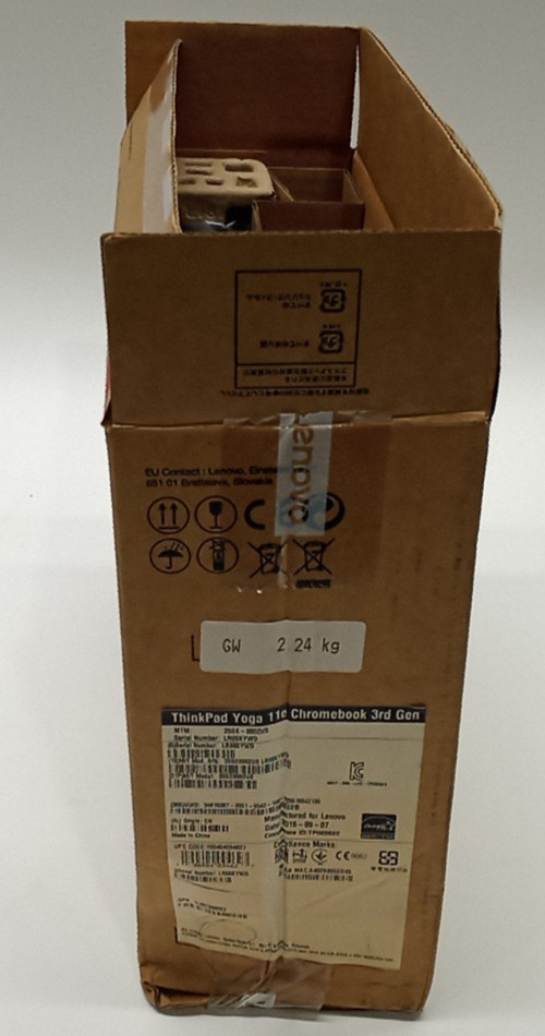 NOB Lenovo Yoga 11e Chromebook 3rd Gen Cel.N3150 4GB/16GB eMMC ChromeOS N2001 C9
