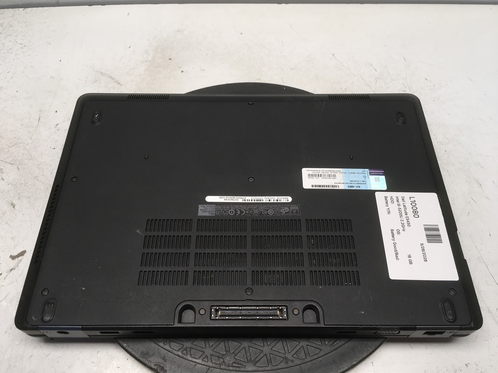 Dell Latitude E5450 Intel i5-5200U 2.2GHz 16 GB NO HDD No Batt