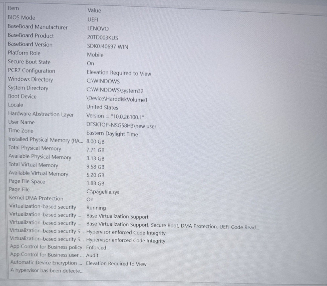 Lenovo ThinkPad E15 gen 2, i5-1135g7, 2.40 GHz, 8gb Ram, 256gb NVMe, Win 11 Pro