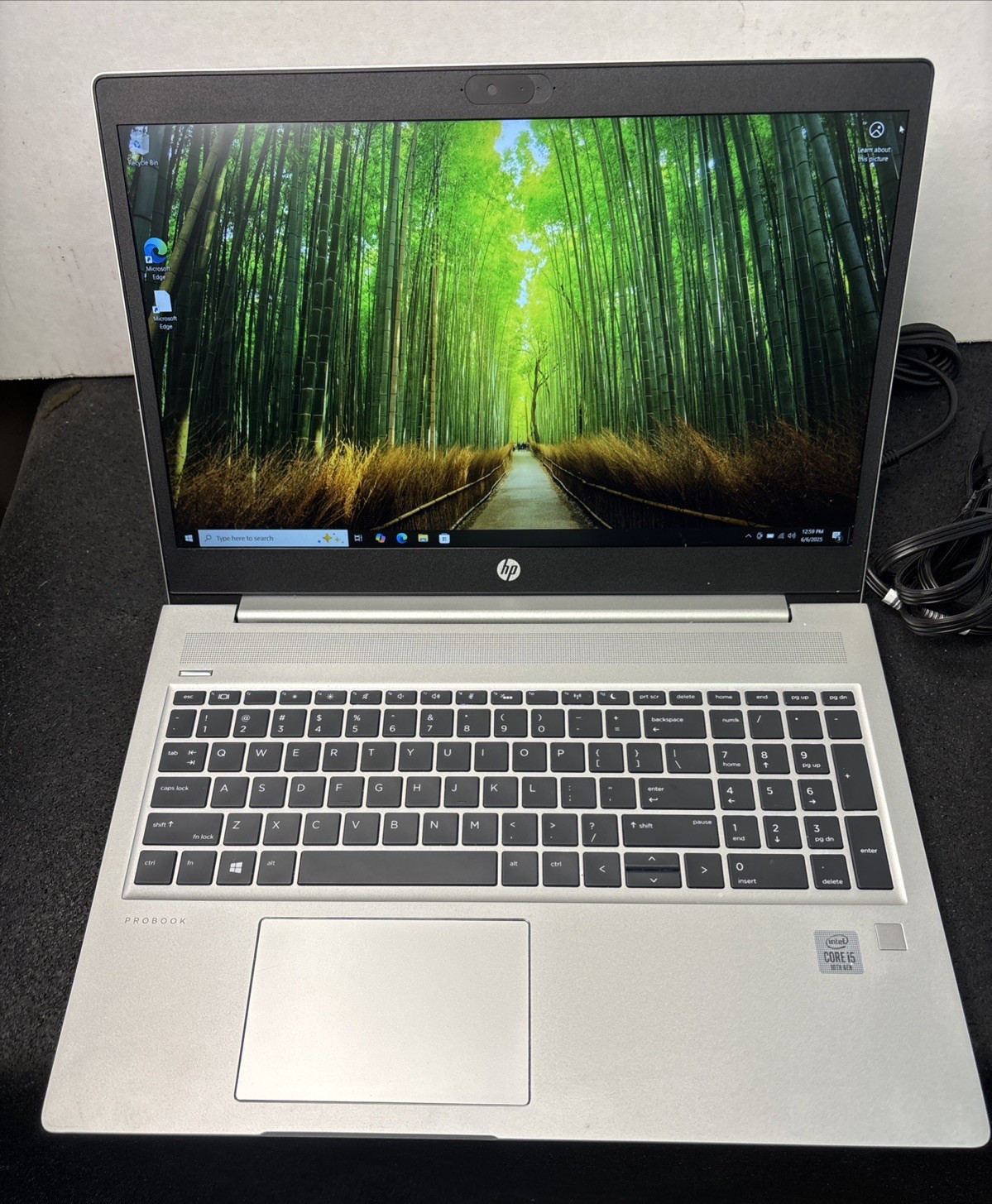 HP ProBook G7 450 15 2019 Silver 1.6 GHz i5-10210U 8GB RAM 256GB SSD – WIN 10 P
