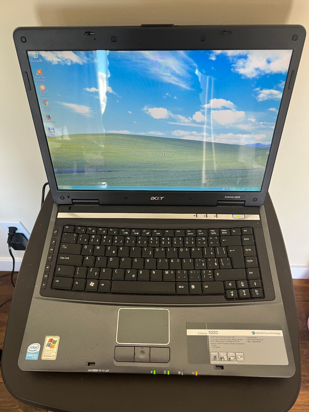 FAST Acer Win XP Laptop – Extensa 5220 15.4″ + 120GB HD + 2GB RAM–FULLY WORKING