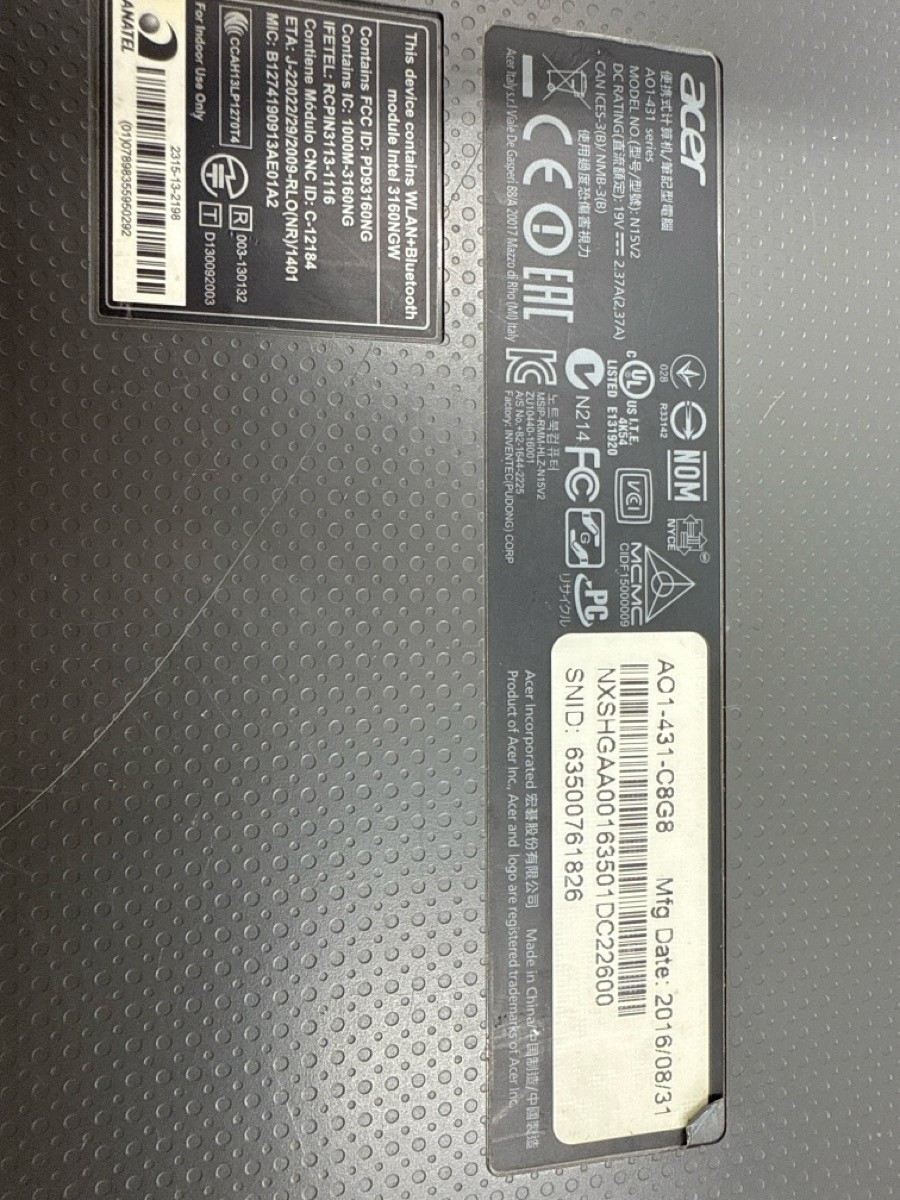 ACER A01-431 (MI1073630)