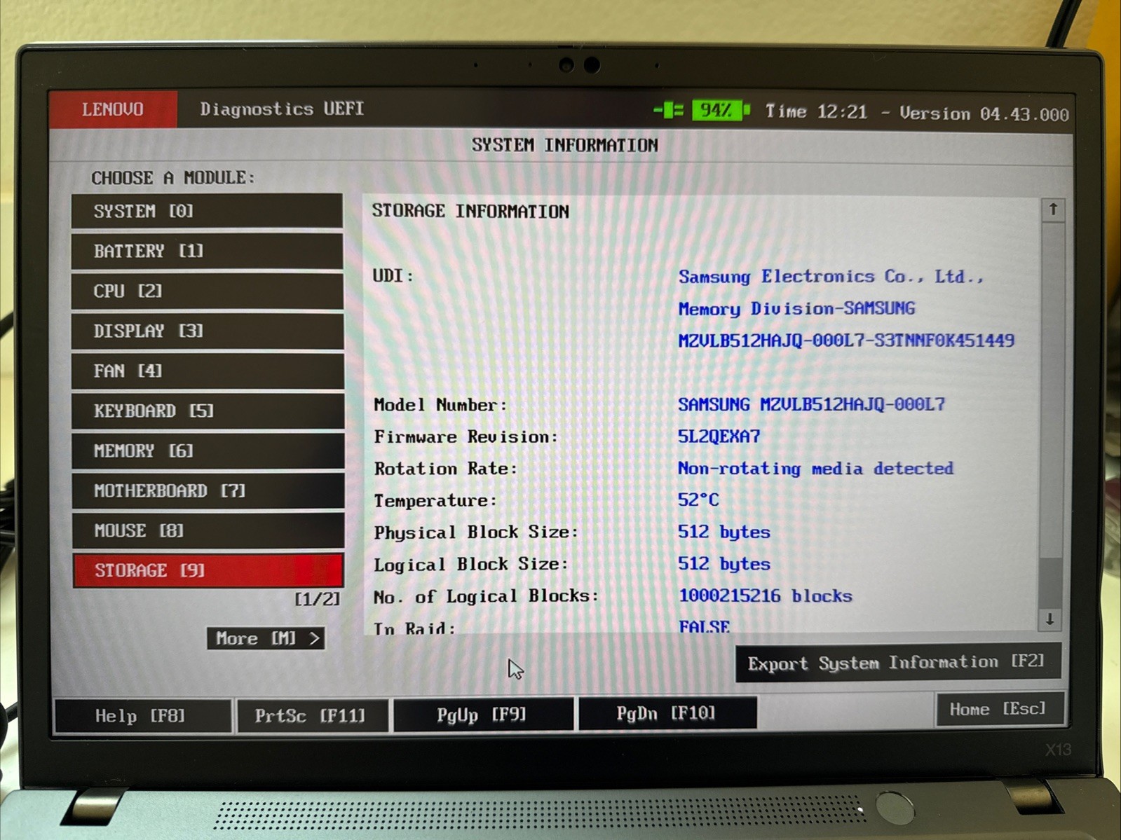 Lenovo ThinkPad X13 Gen 2i 13″ FHD Touch Intel i7-1185G7 3GHz 16GB RAM 512GB SSD