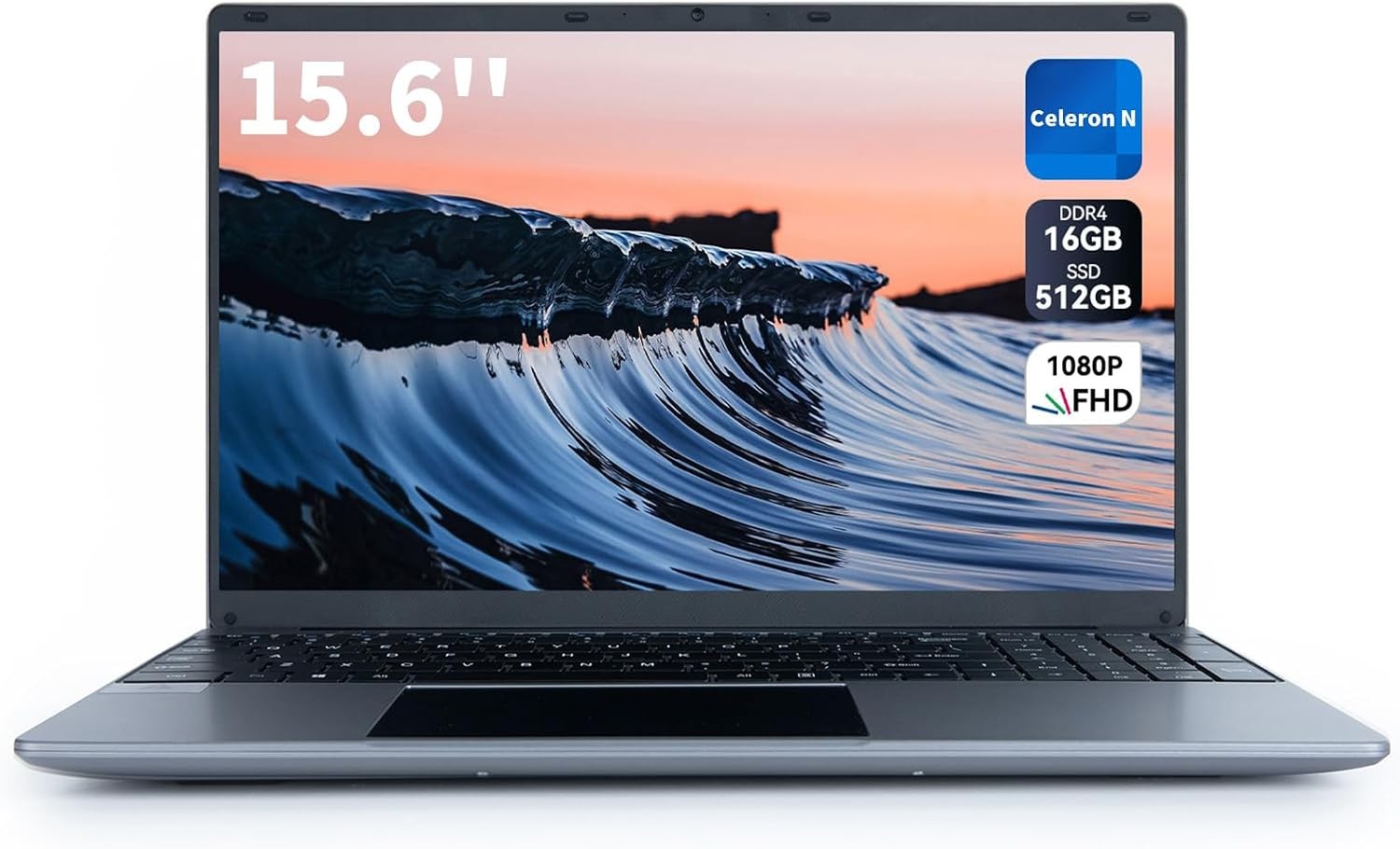 Geviar LT1505 15.6″ FHD Laptop Intel Celeron N5095 16GB 512GB Win11H