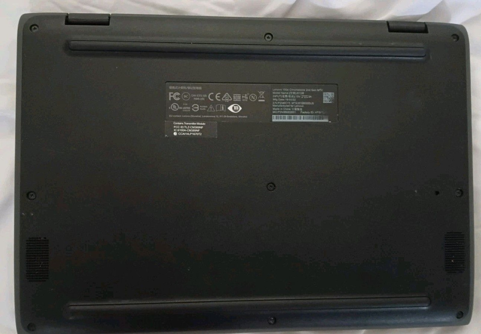 Lenovo Chromebook 100e 2nd Gen 11.6″ 4gb 32GB SSD 2.1Ghz Quad Mediatek 81QB