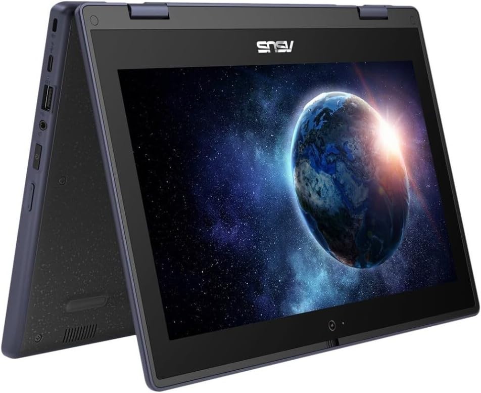 New Asus 11.6″ 2 in 1 Touchscreen Laptop Celeron N100 Quad Core 4GB 128GB SSD