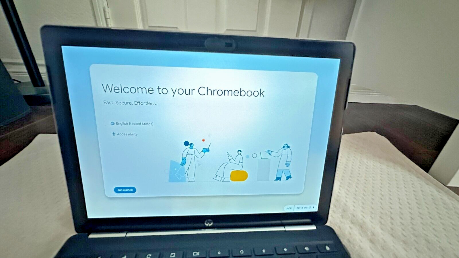 HP 2-in-1 12.3″ Touch-Screen Chromebook X2 12-F014DX- 4GB- 32GB–EXCELLENT