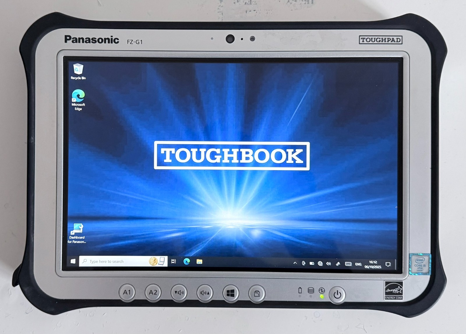 PANASONIC TOUGHPAD FZ-G1 MK4 i5-6th LAN 4G RJ45 A Grade Diagnostic Tablet Win 11