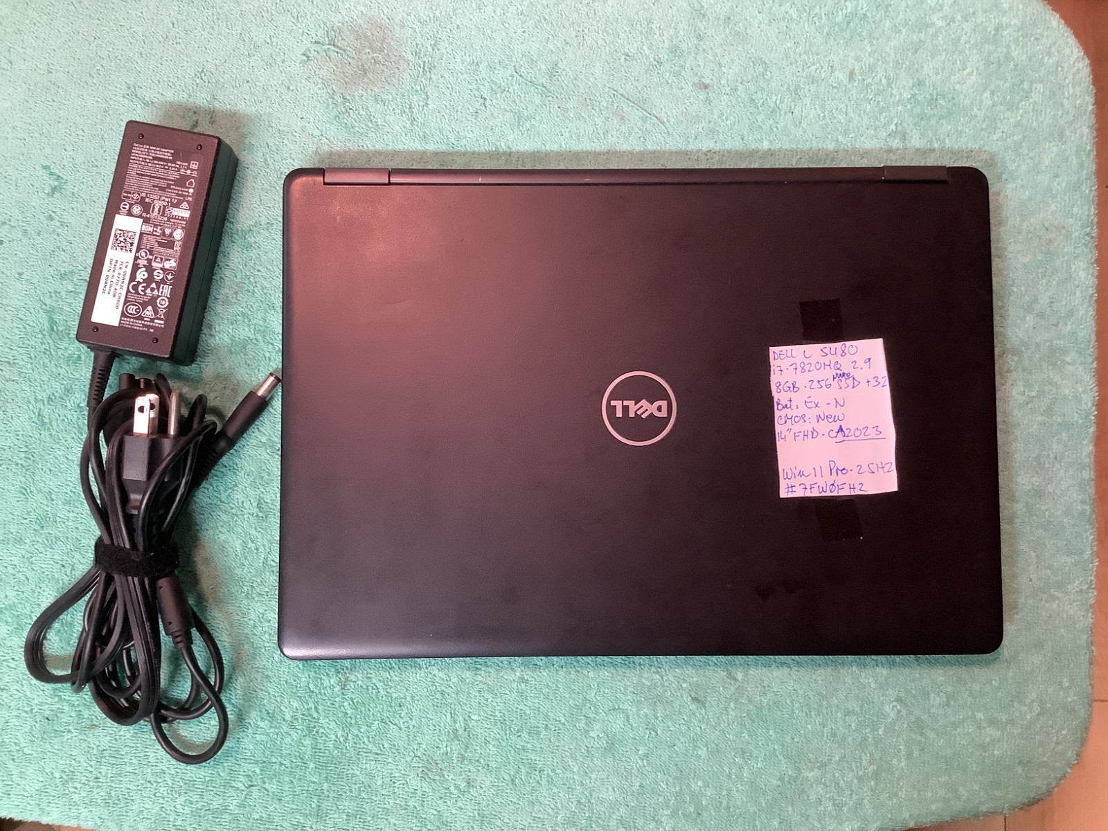 Dell Latitude 5480, i7-7820HQ – 8 GB – 256 GB NVMe + 32 GB Windows 11 Pro 25H2