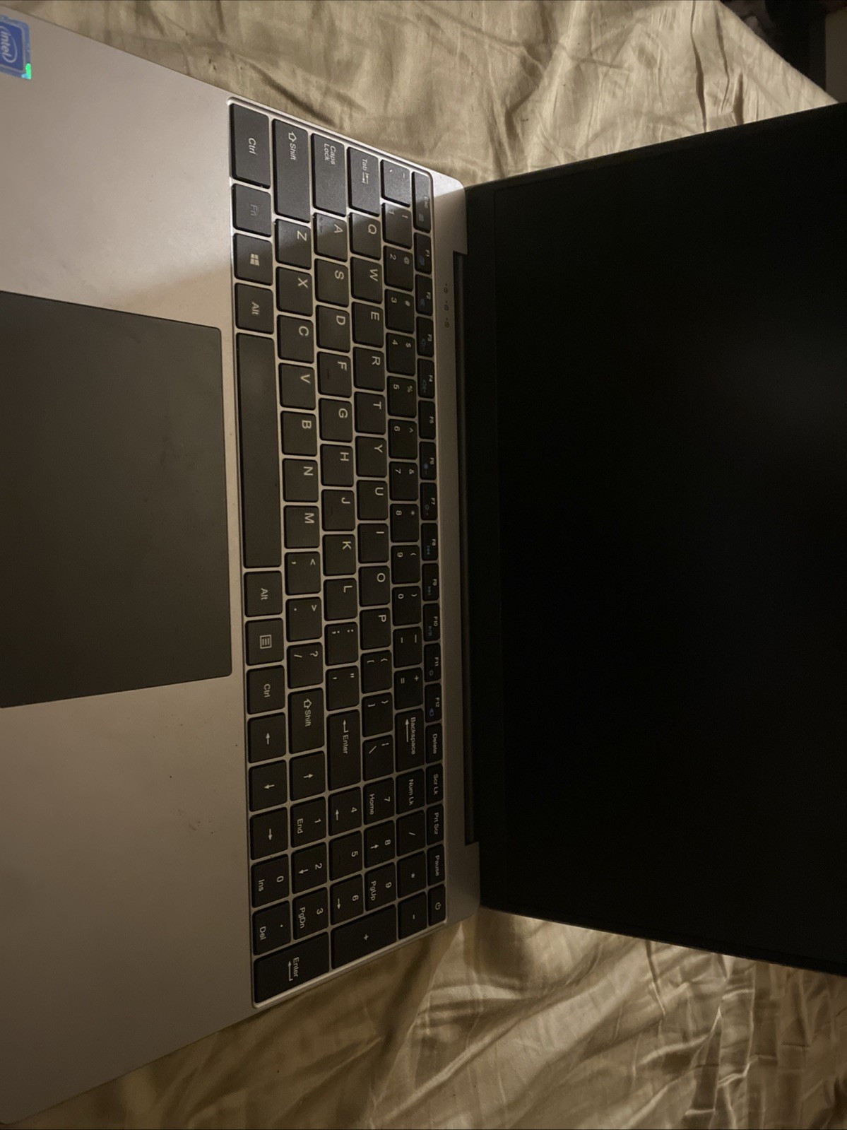 15.6″ Laptop with Intel Celeron N5095, 12GB DDR4, NO SSD, Windows 11, Silver
