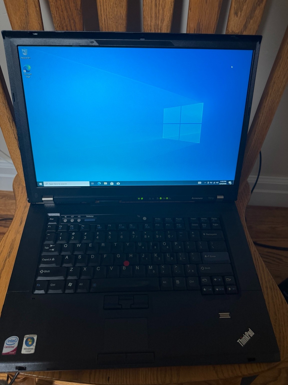Rare Lenovo ThinkPad T61p 15.4″ WUXGA 1920×1200 T7800 4GB Win10 Pro Quadro FX570