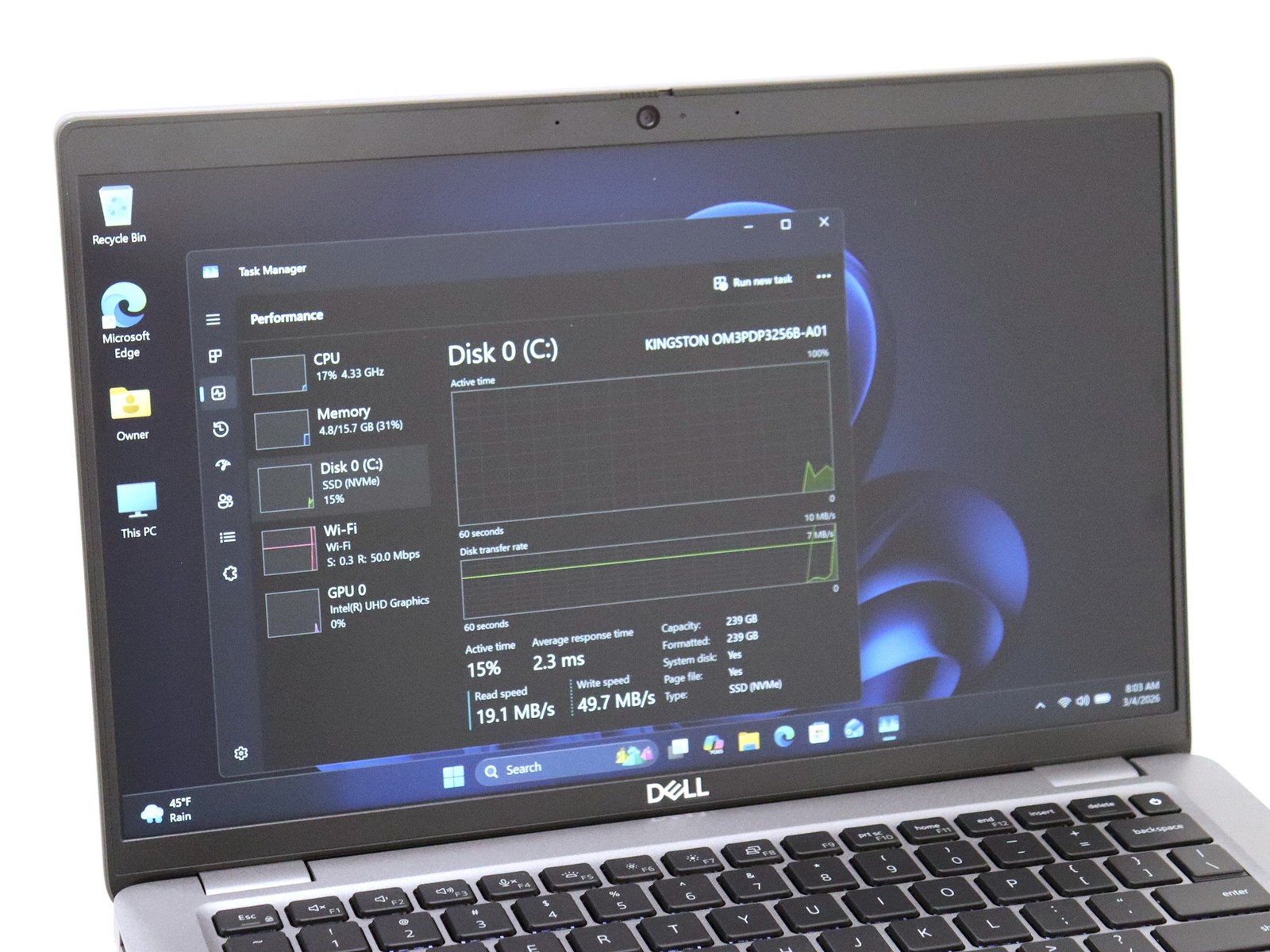 Dell Precision 3480 14.0″ Intel Core i5-1350P 16GB RAM 256GB NVMe W11 Pro