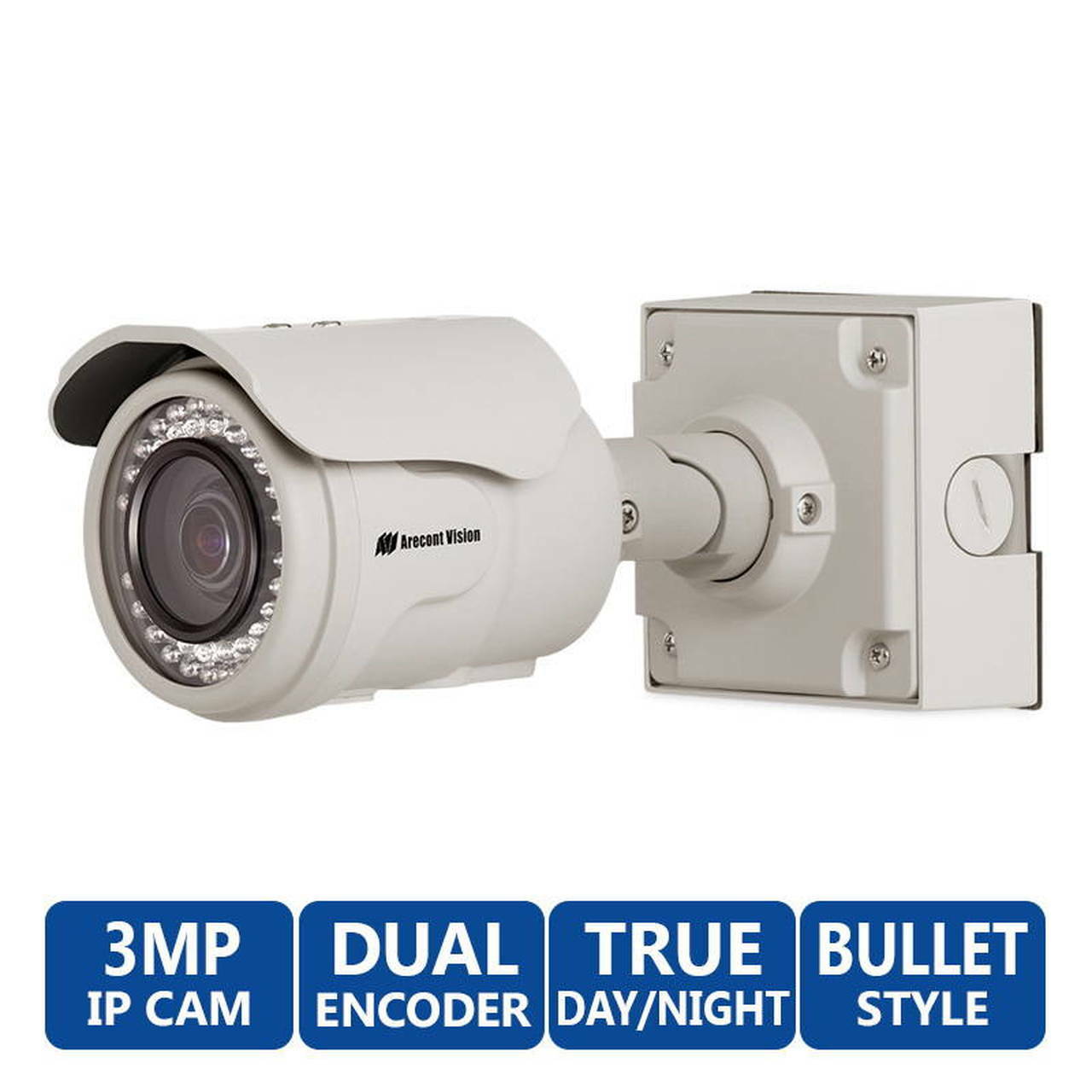 Arecont Vision AV3226PMIR-SA – 3MP MegaView On-Board SD Card Slot / Audio